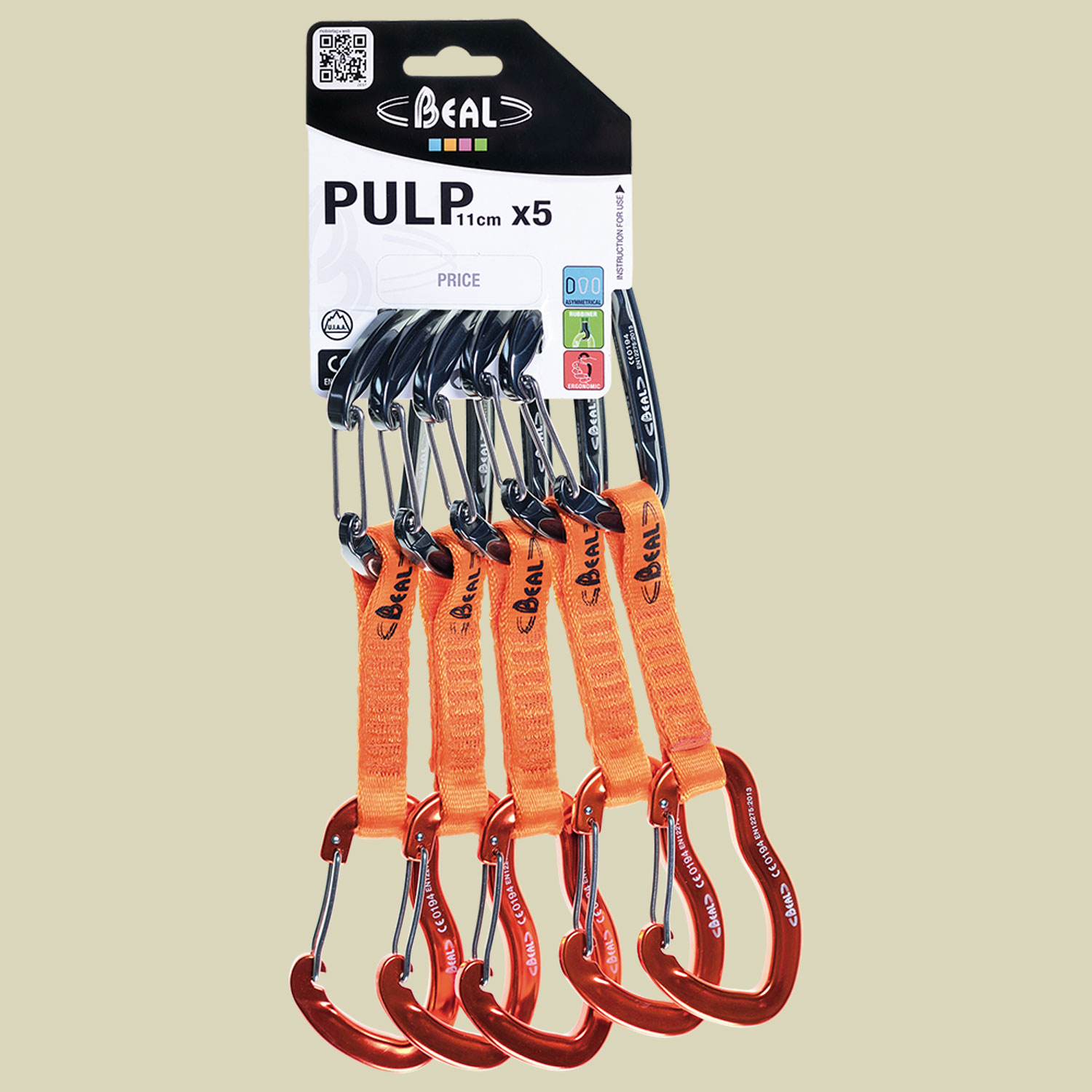 Pulp Quickdraw 11 cm 5er Pack Farbe orange