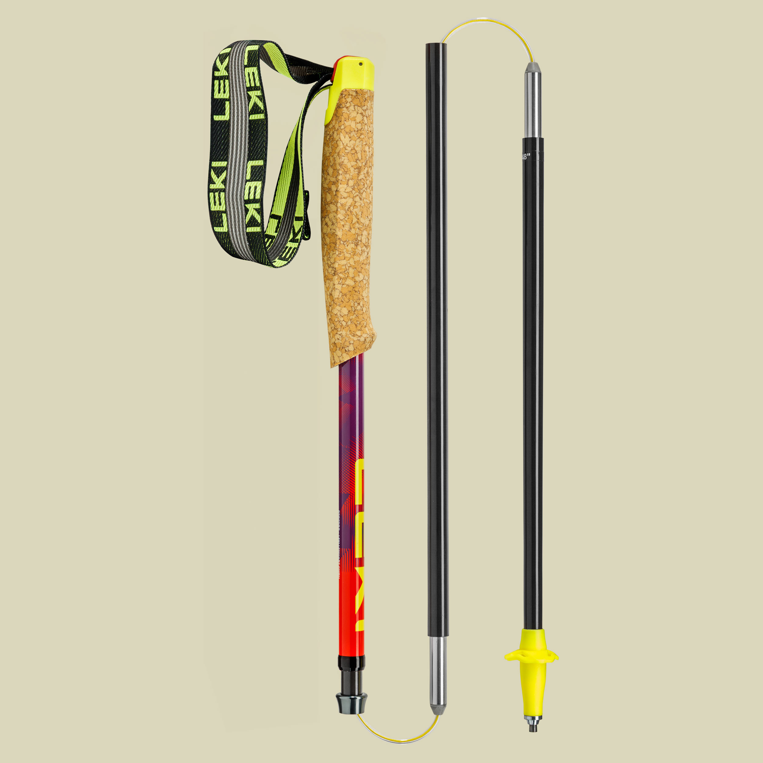 Neotrail Pro FX.One SuperLite 130 cm mehrfarbig - bright red-violet-neonyellow