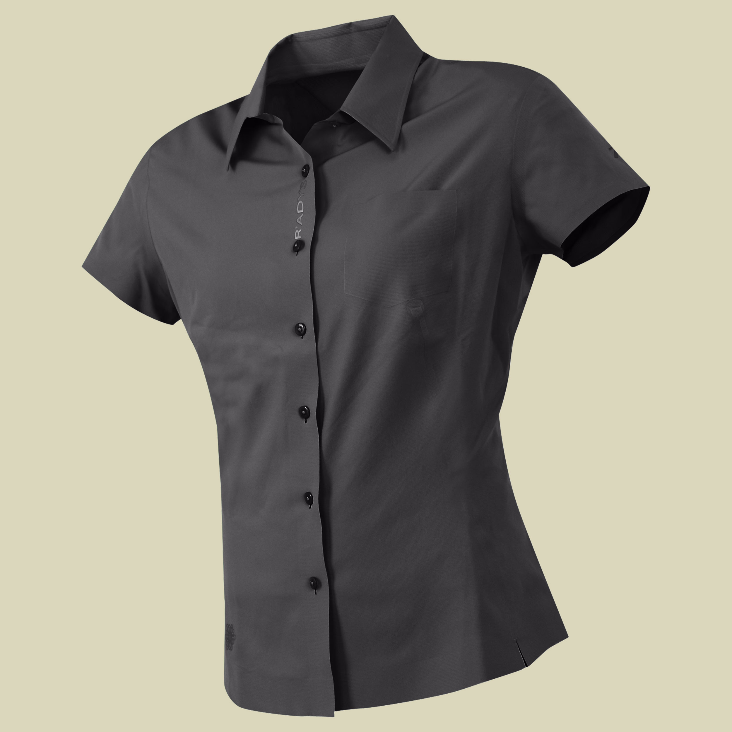 R 14 Funktions-Kurzarm-Bluse Größe S Farbe black