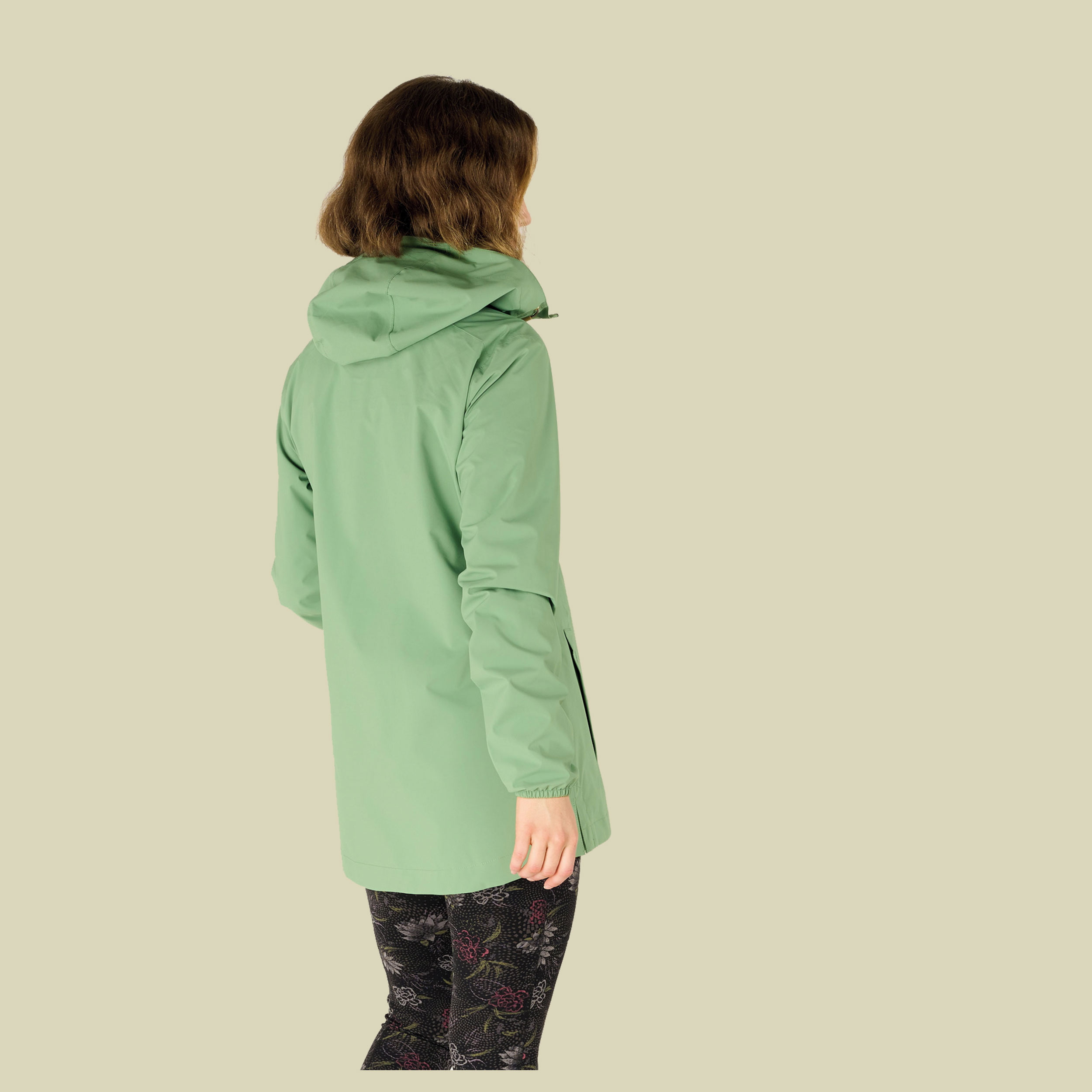 Nima 2.5-Layer Long Jacket Women Größe L  Farbe thyme