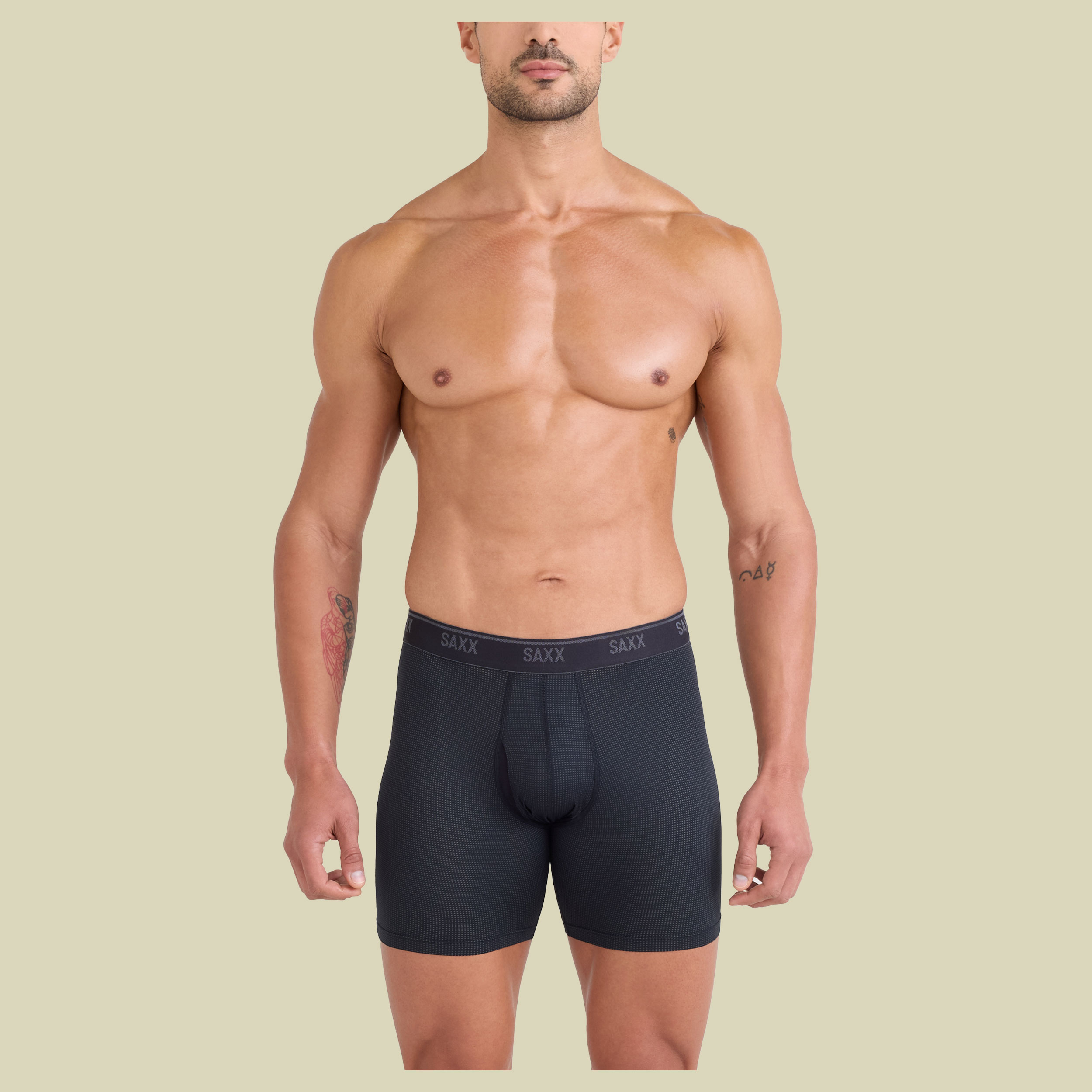 Quest Quick Dry Mesh Boxer Brief Fly XXL schwarz - black