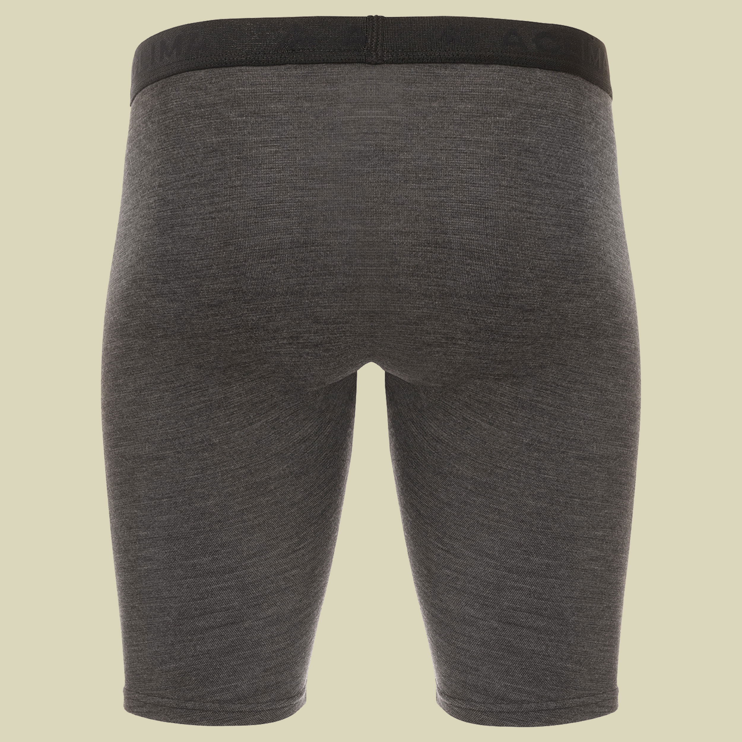 WarmWool Shorts Long w.WindWool Man XXL jet black/marengo