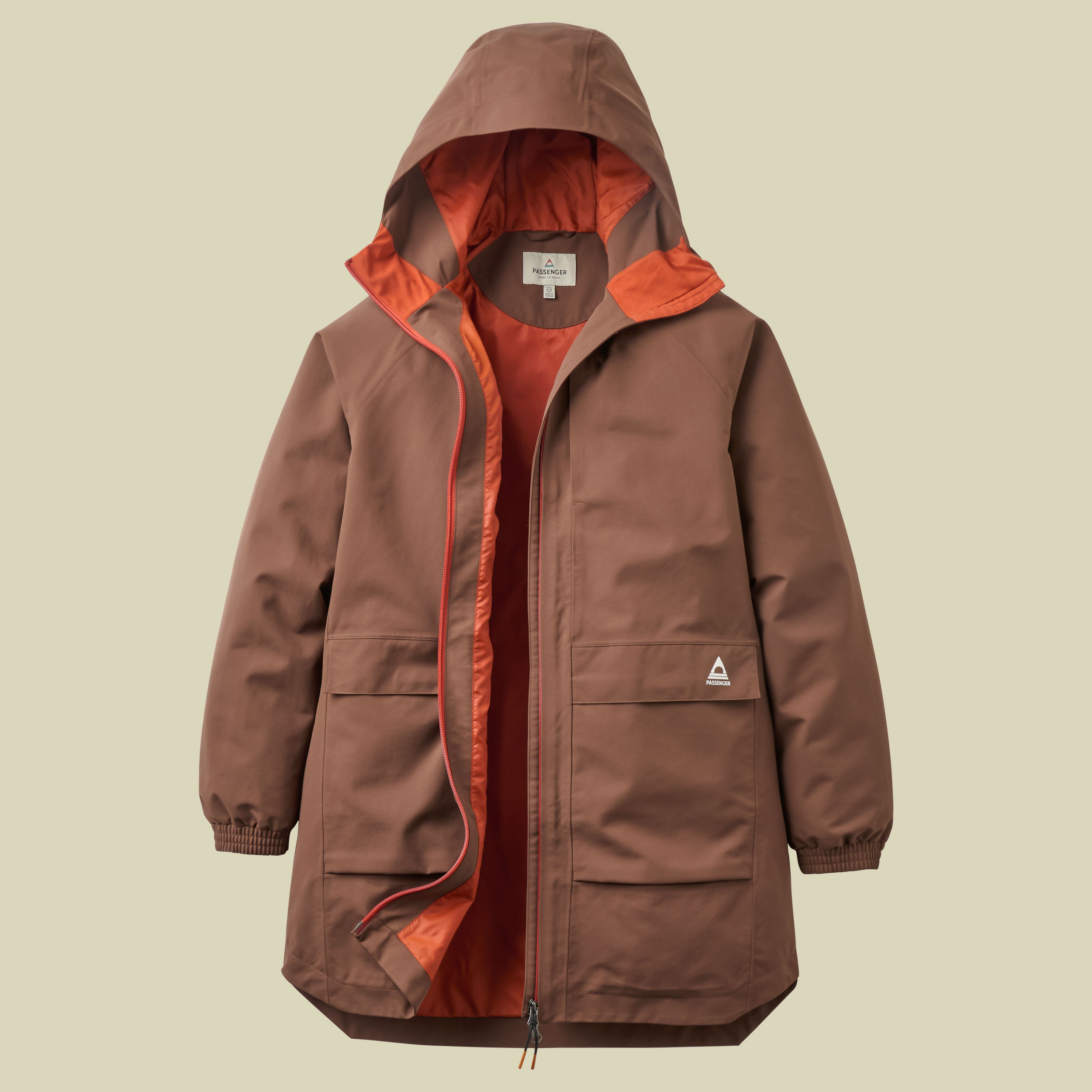 Serein Waterproof Parka Women M Chestnut
