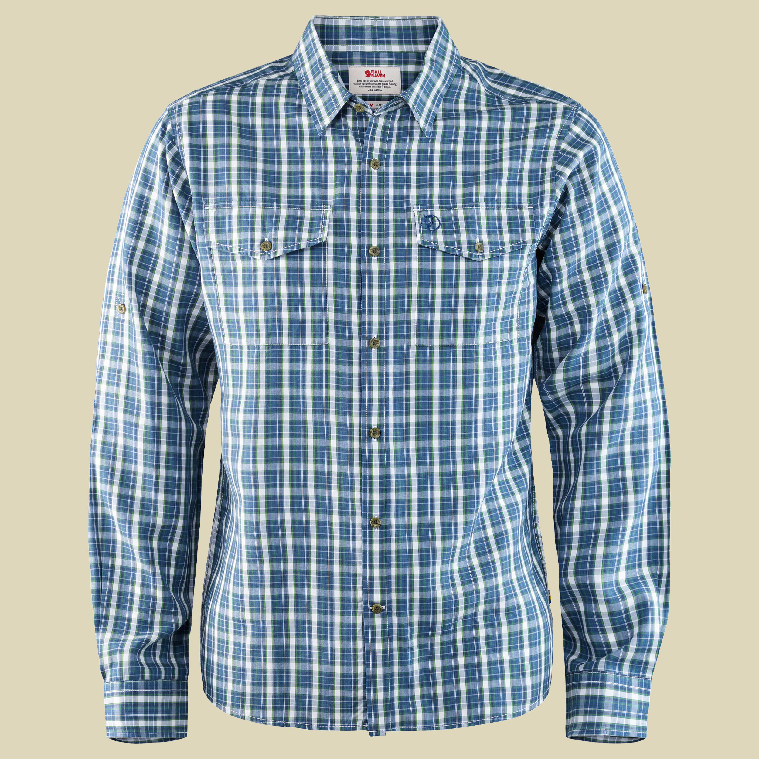 Abisko Cool Shirt LS Men Größe L Farbe uncle blue