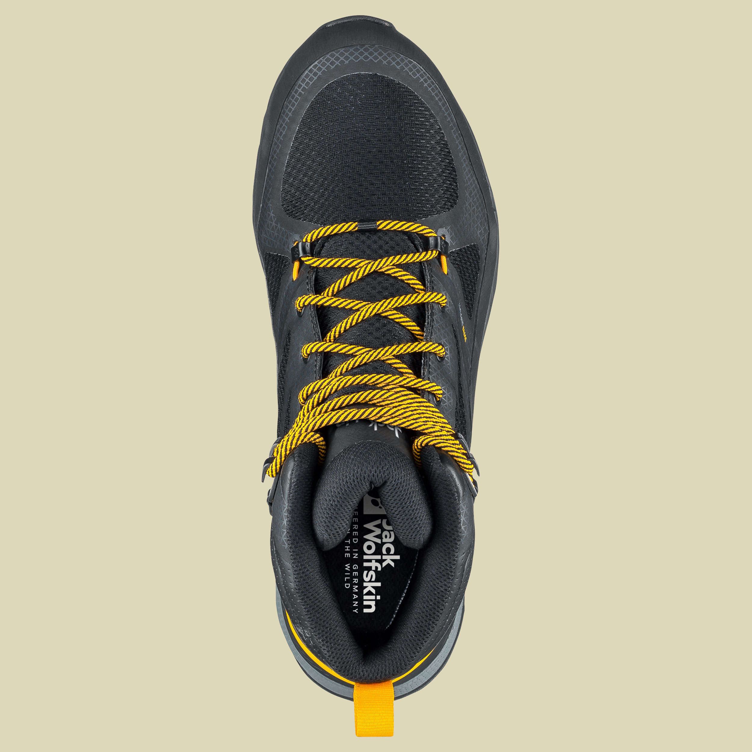 Force Striker Texapore Mid Men Größe 43 Farbe black/burly yellow XT