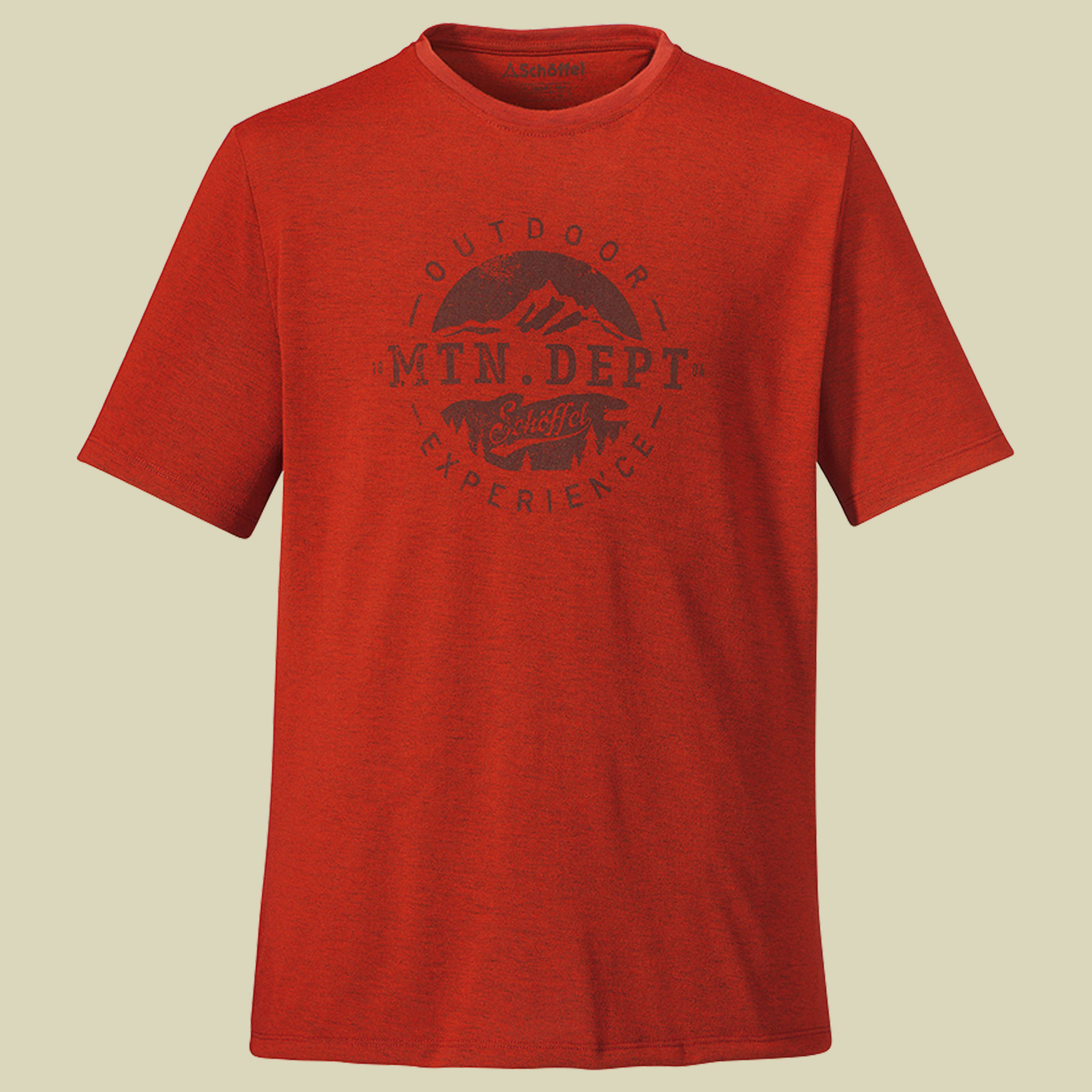 T-Shirt Perth Men Größe S Farbe fiery red