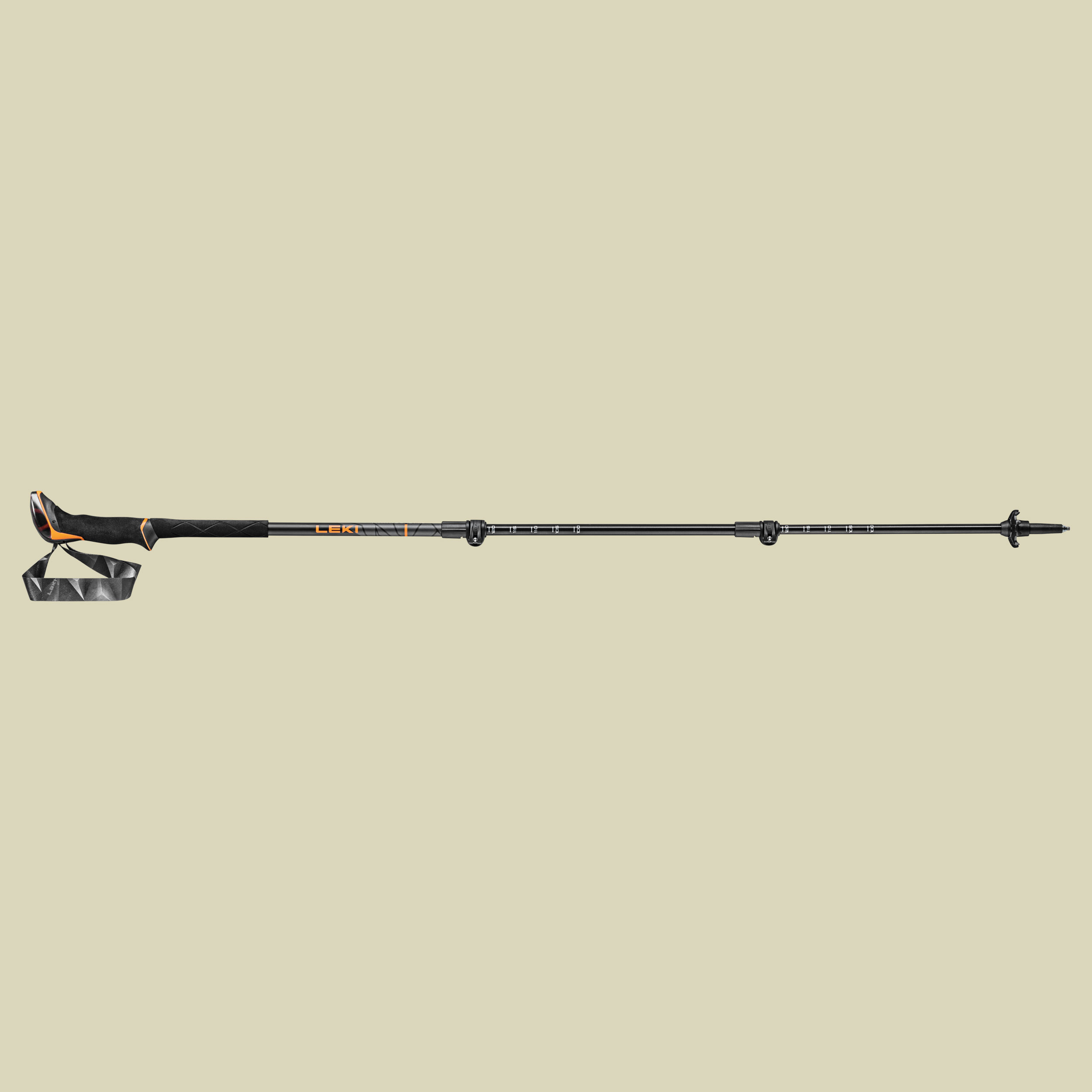Makalu Lite Länge 100 - 135 cm Farbe orange - black - dark anthracite
