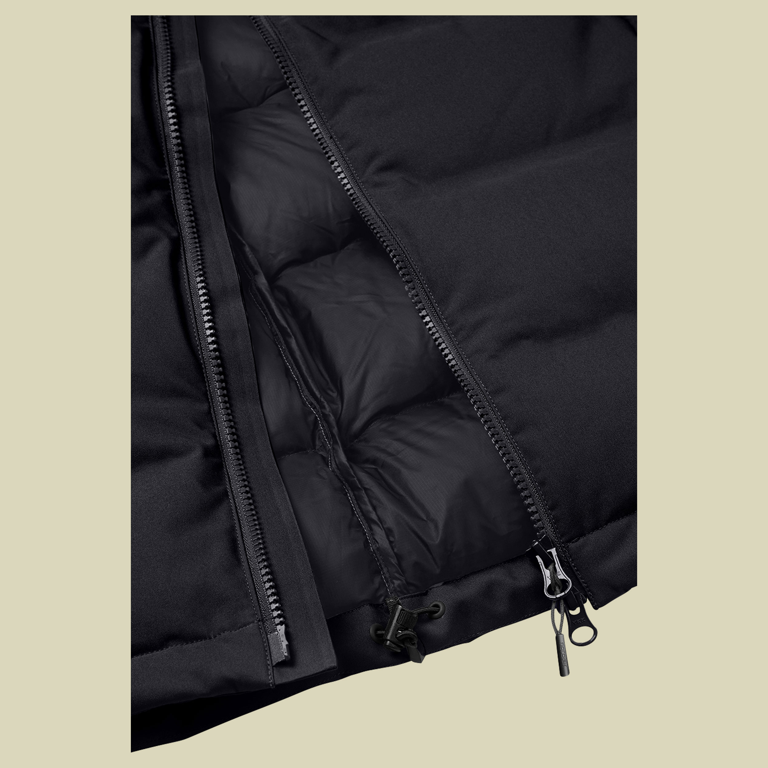 Akkarvik Bonded Down Jacket Men schwarz1 XL - cavier black