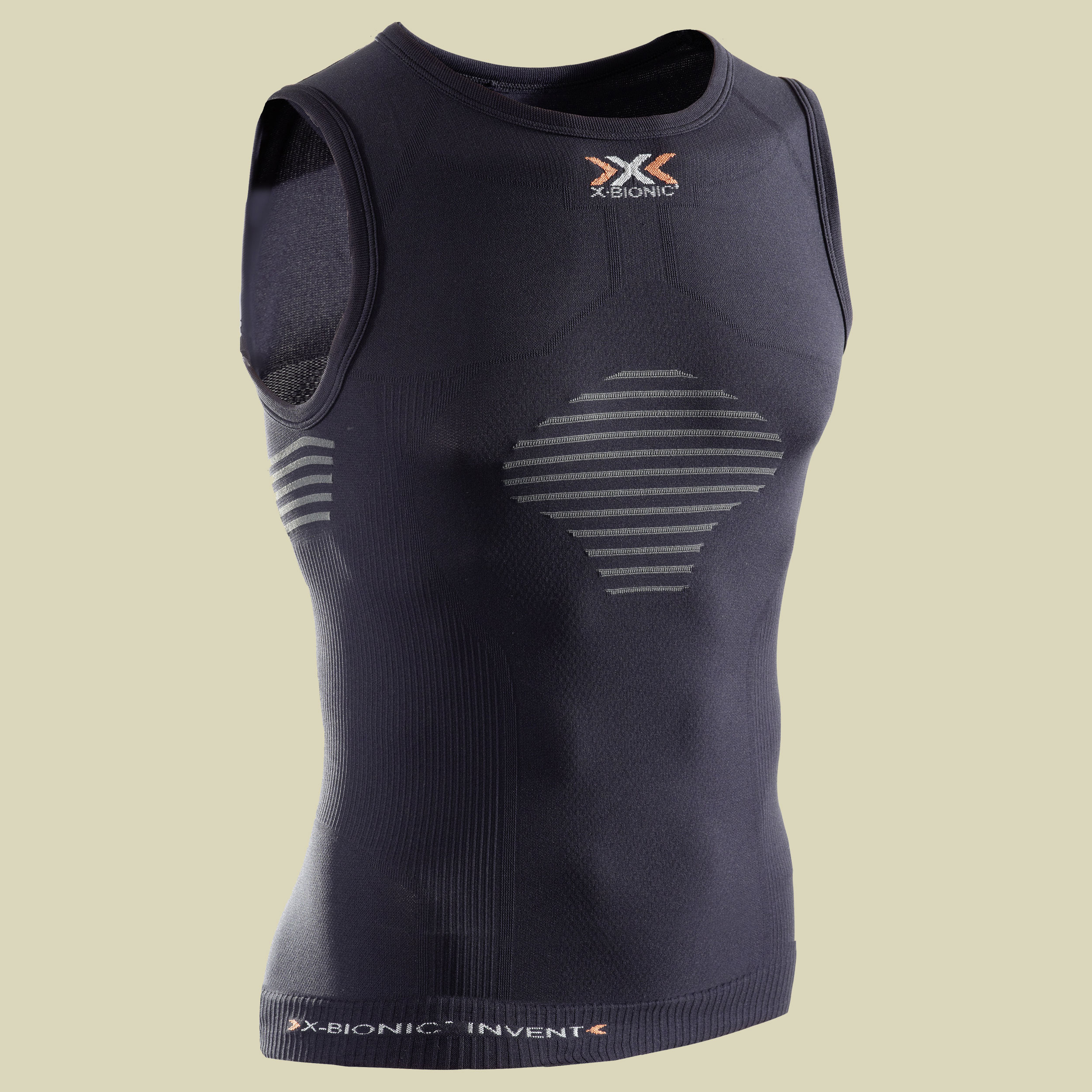 X-Bionic Man Invent Light UW Sleeveless Größe S Farbe black-anthracite