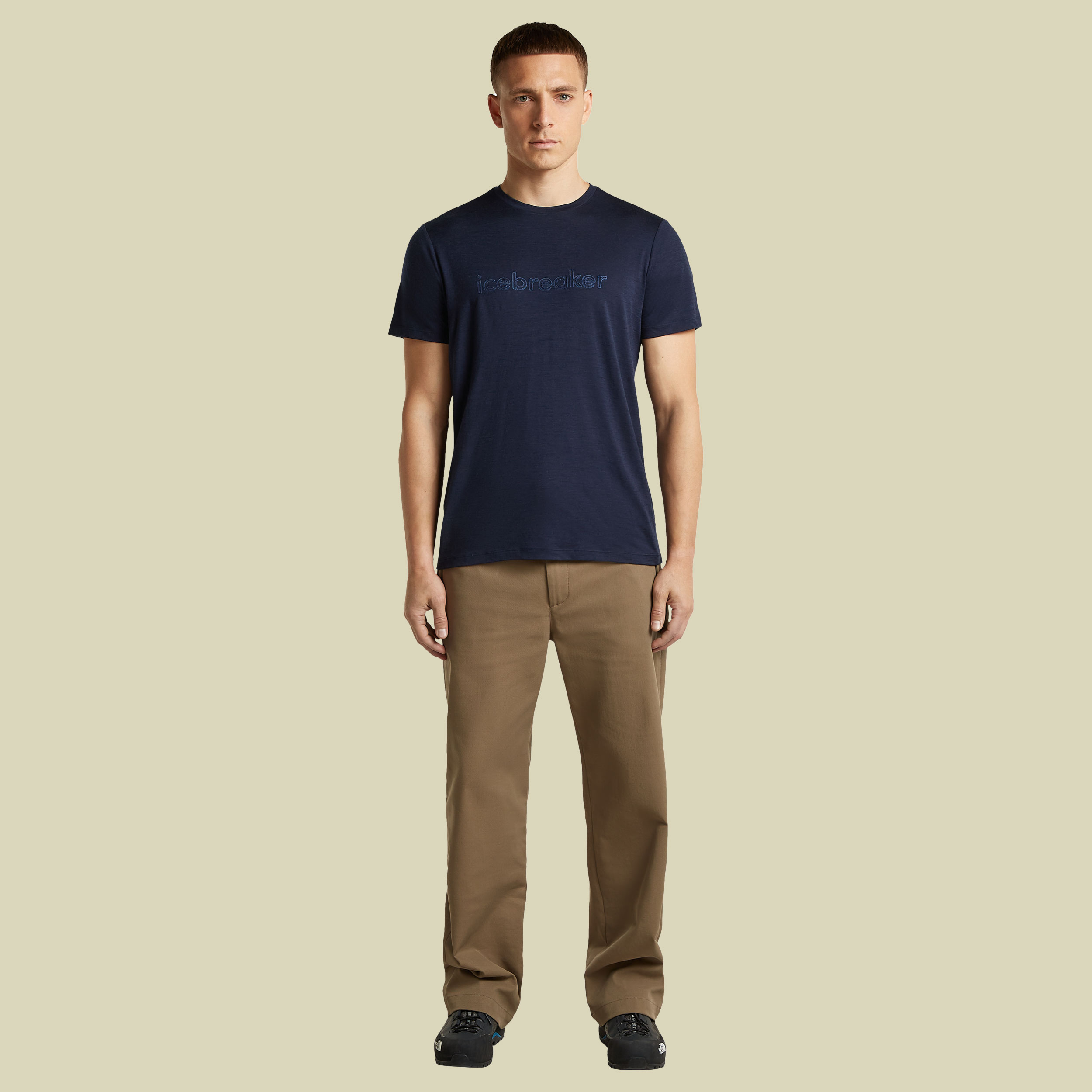 Merino 150 Tech Lite SS Tee IB Stitchline Men XXL blau - midnight navy