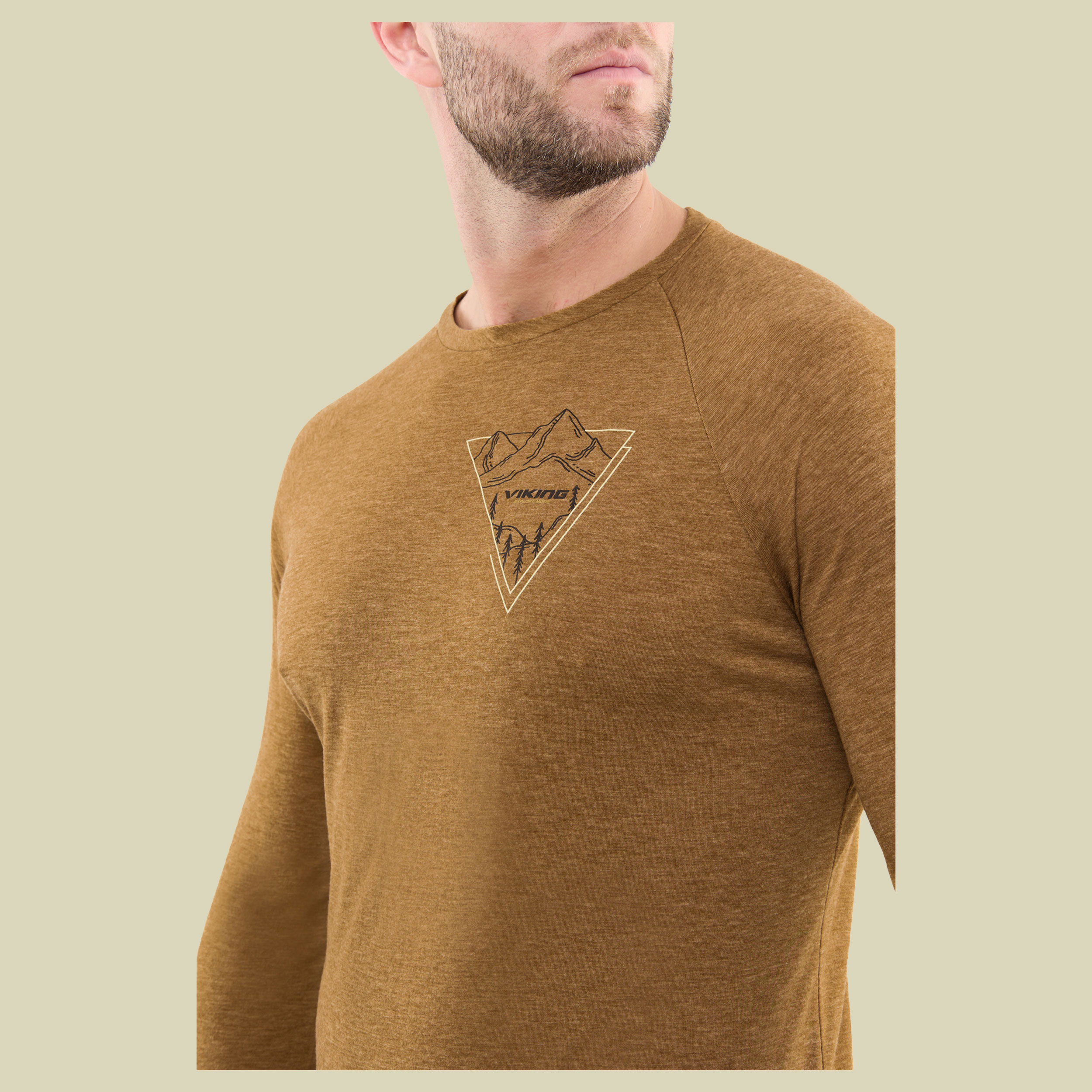 Longsleeve Andali Man XL braun