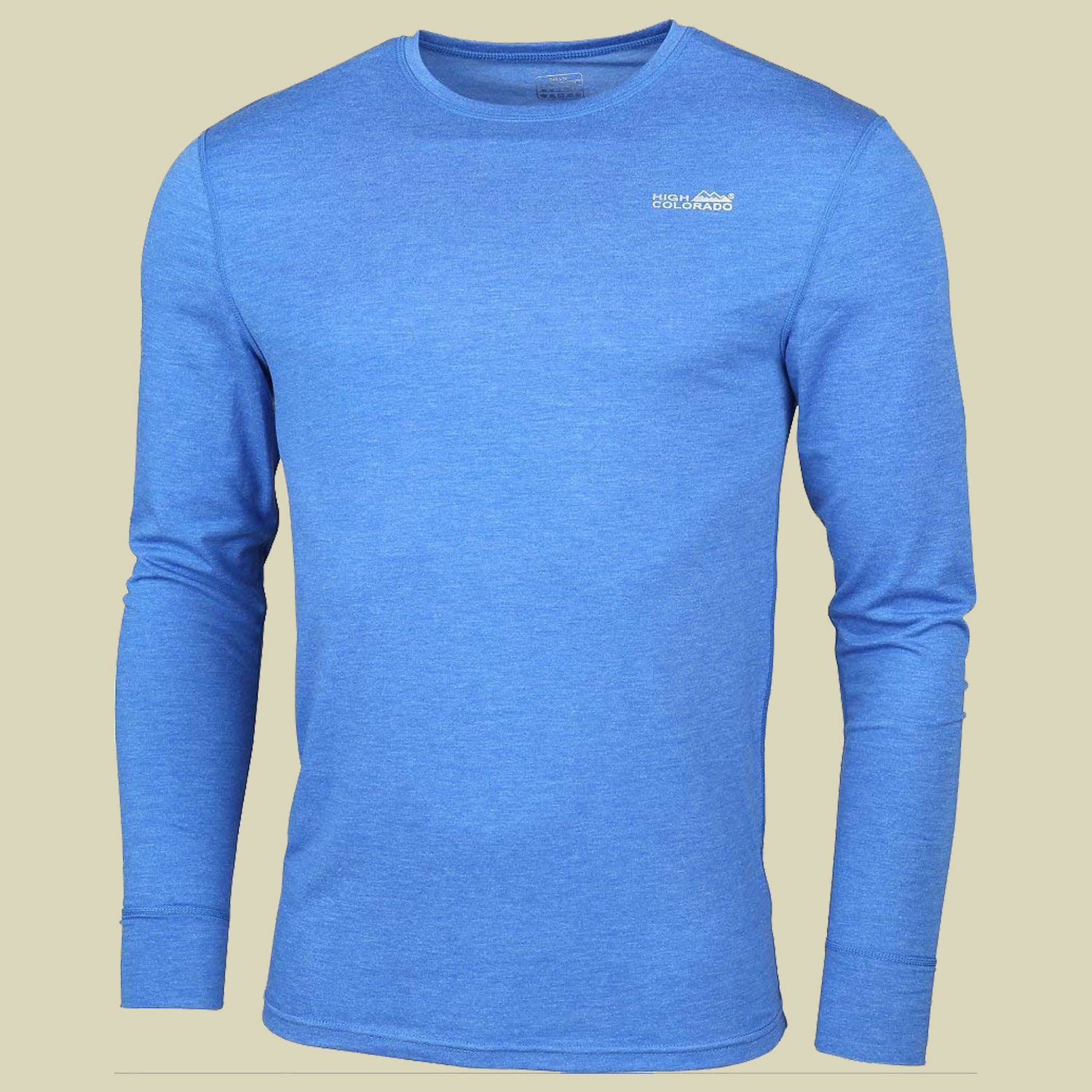 Bergen Langarm-Shirt Men Größe L  Farbe 5307 blau melange