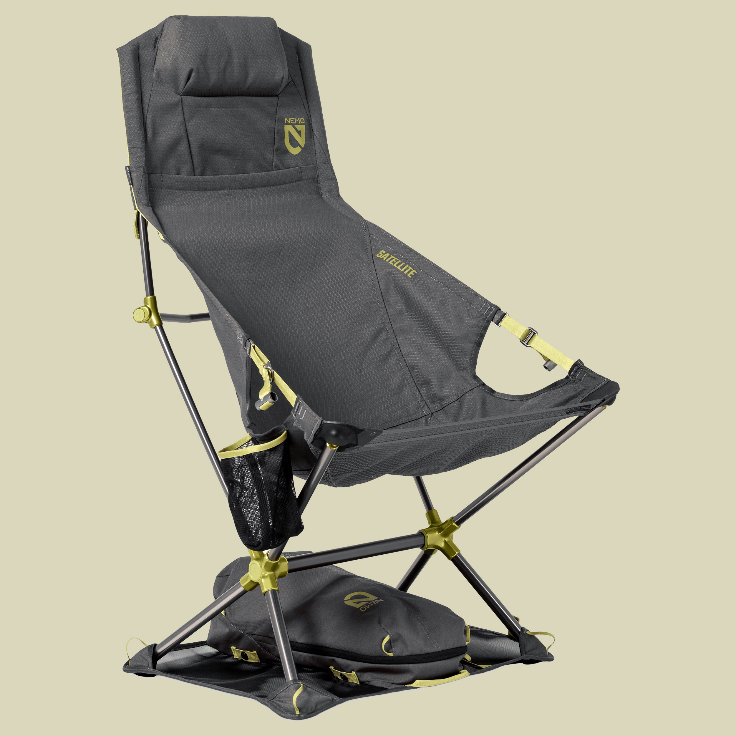 Satellite Reclining Camp Chair - goodnight gray