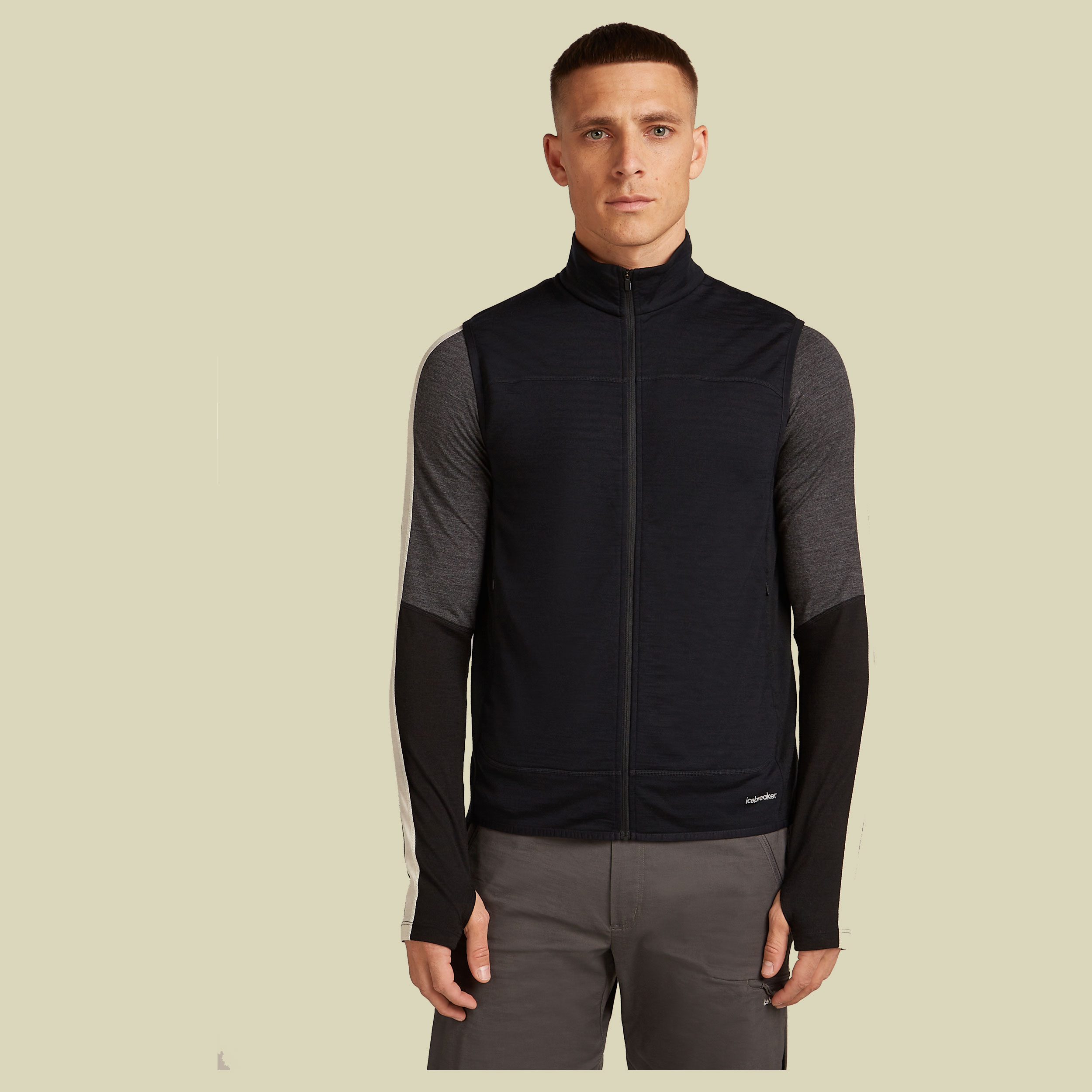 Merino Blend 300 RealFleece™ Descender Vest Men XXL schwarz - black