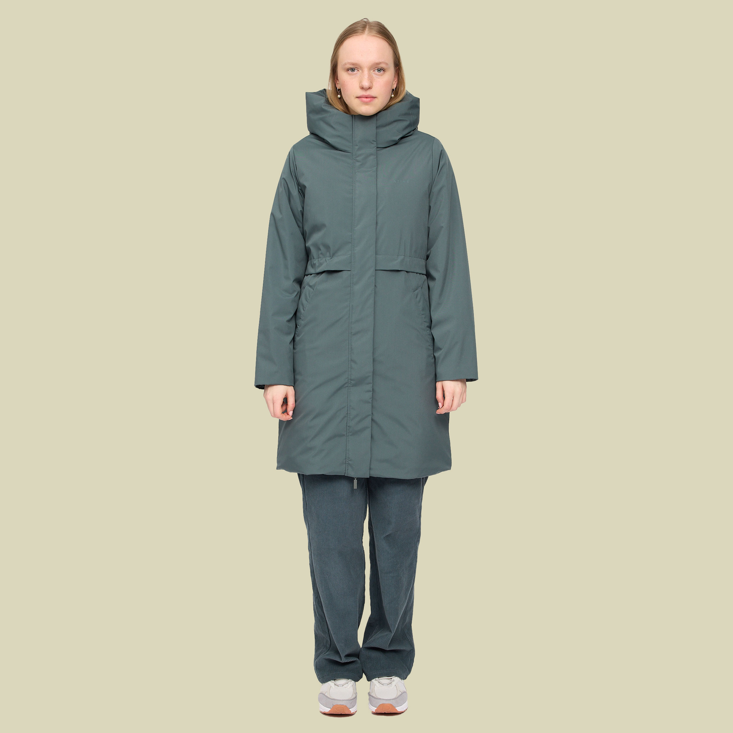 Basic Padded Parka Women S grau - Farbe bottle
