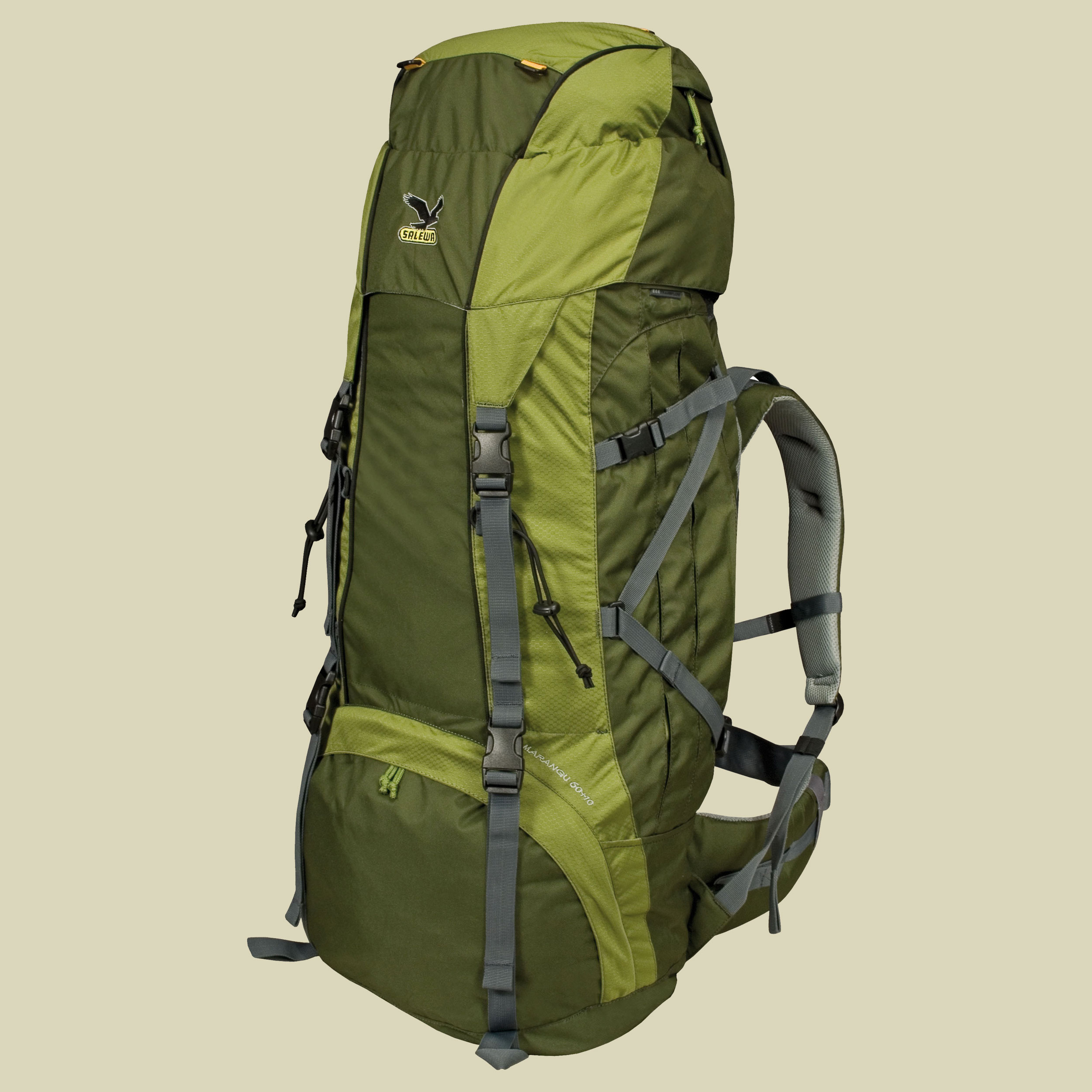 Marangu 60+10 Rucksack Volumen 60+10 L Farbe dunkelgrün