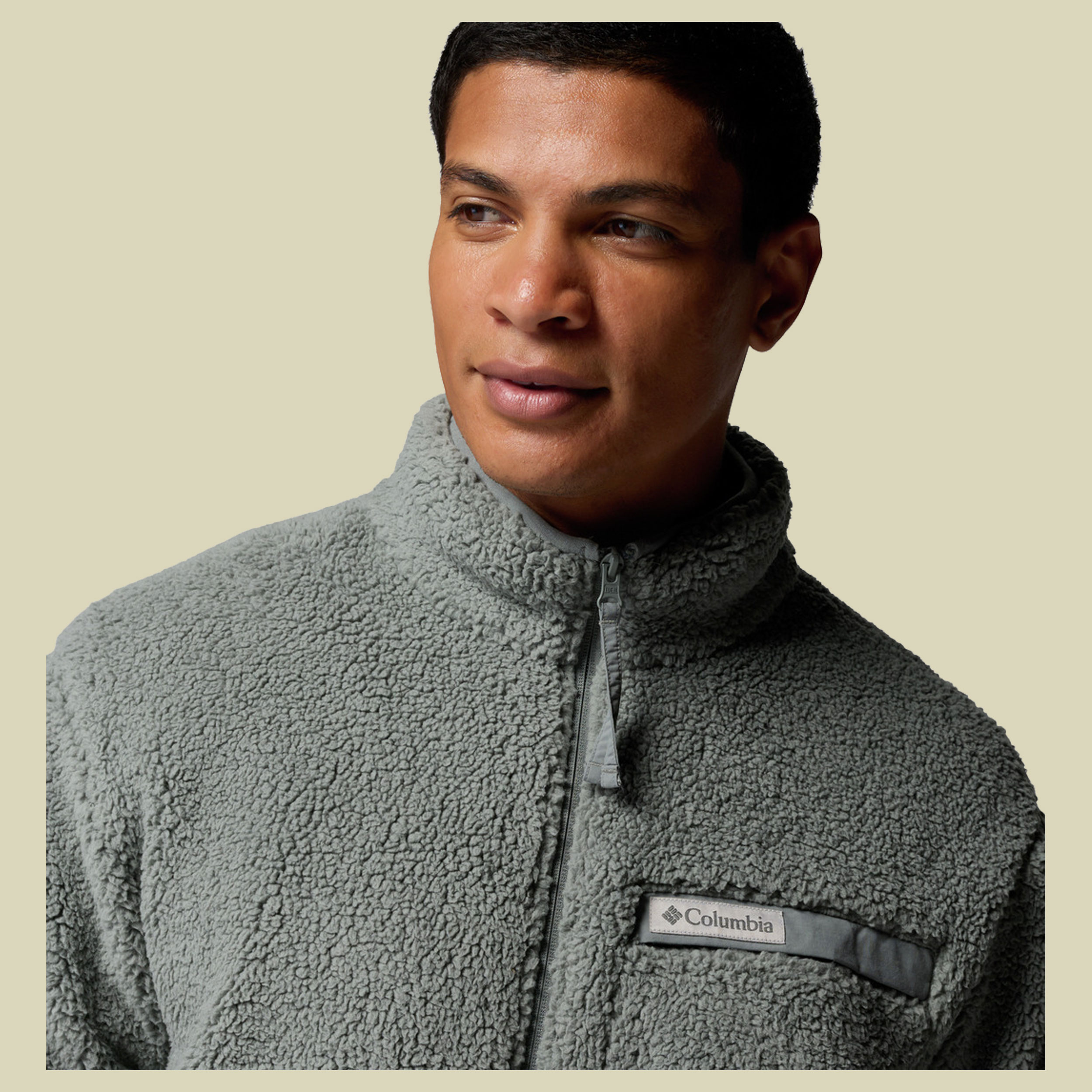Rugged Ridge High Pile Full Zip Men XL grün1 - sedona sage
