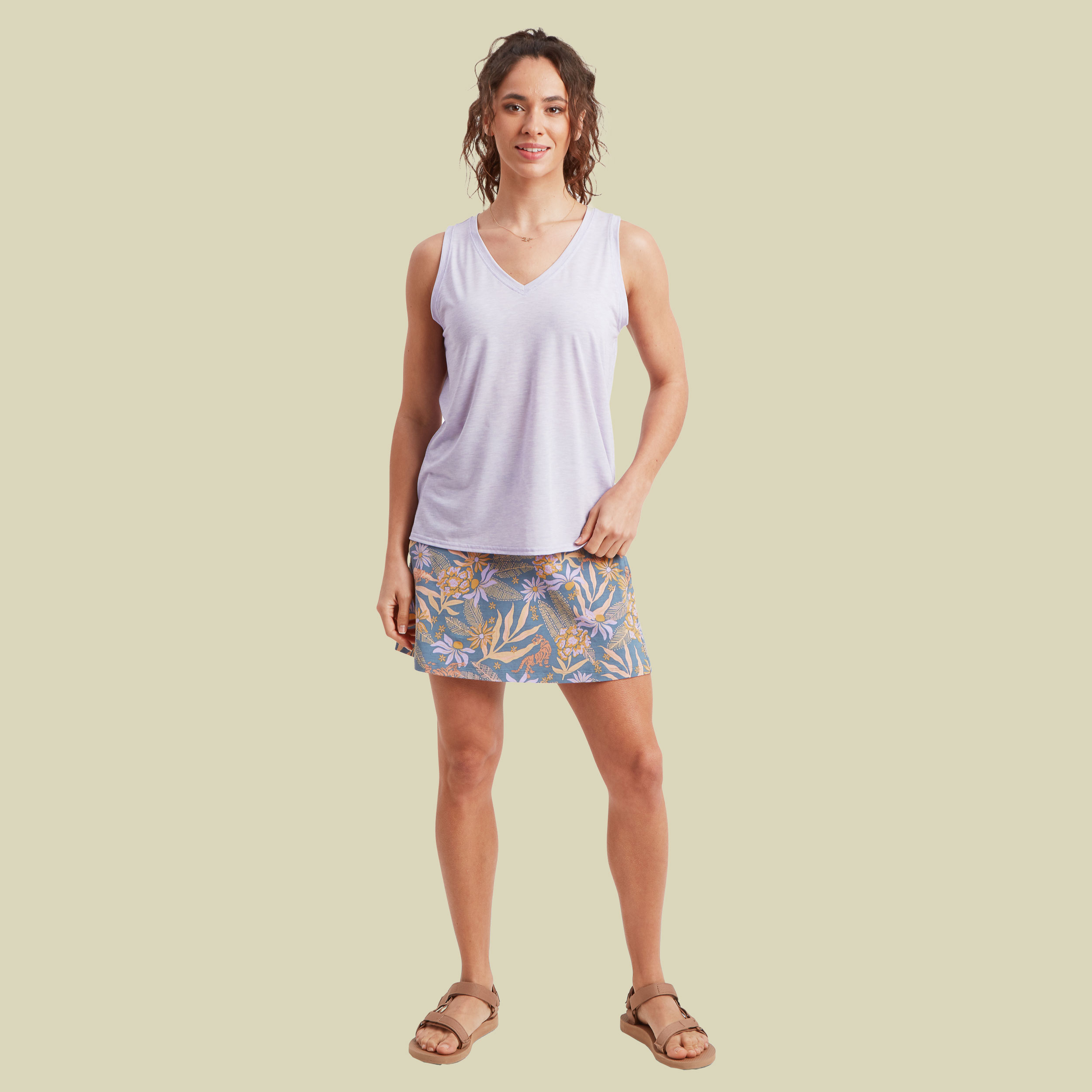 Asha v-neck tank women XXL lila - Farbe lavender