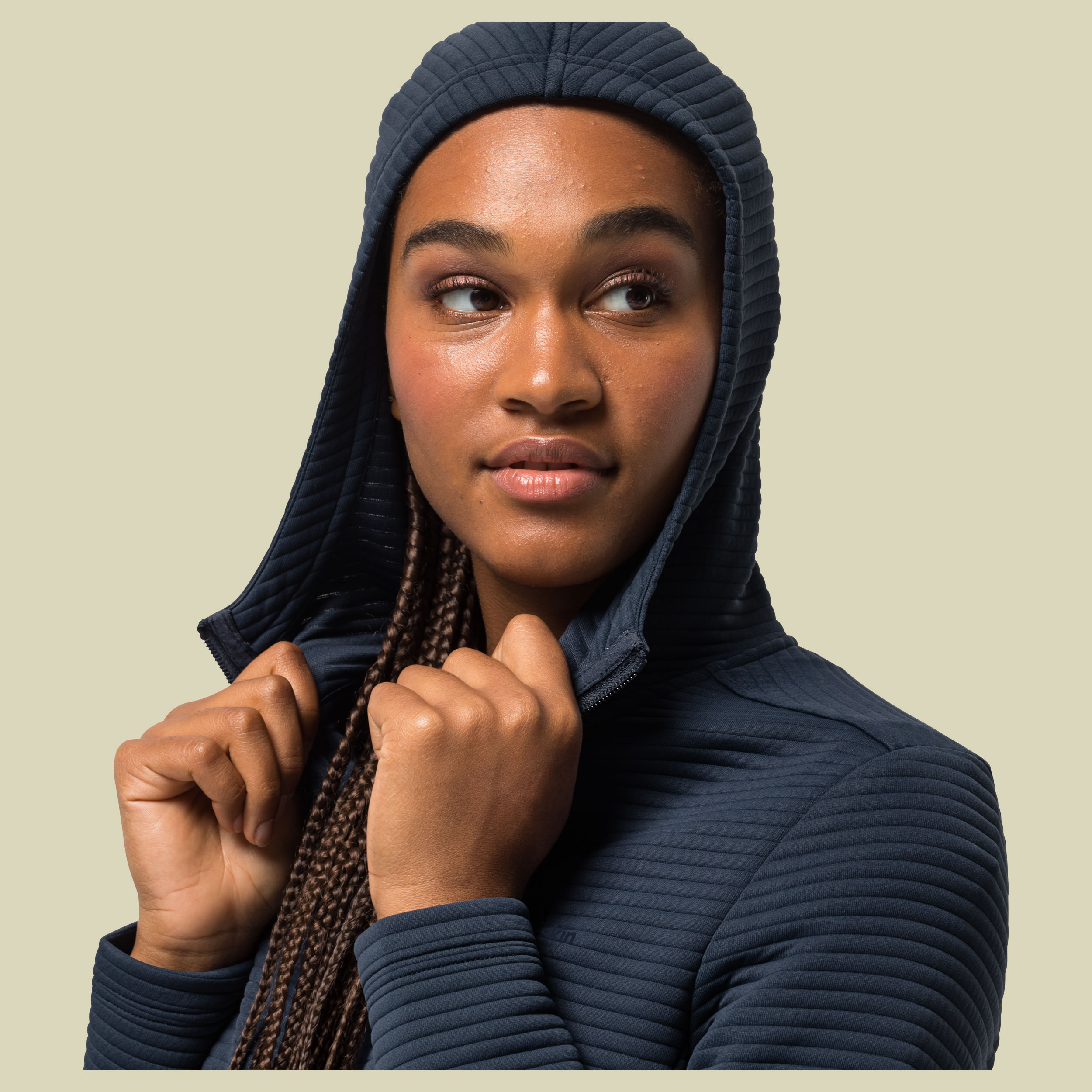 Modesto Hooded Jacket Women Größe XL Farbe night blue