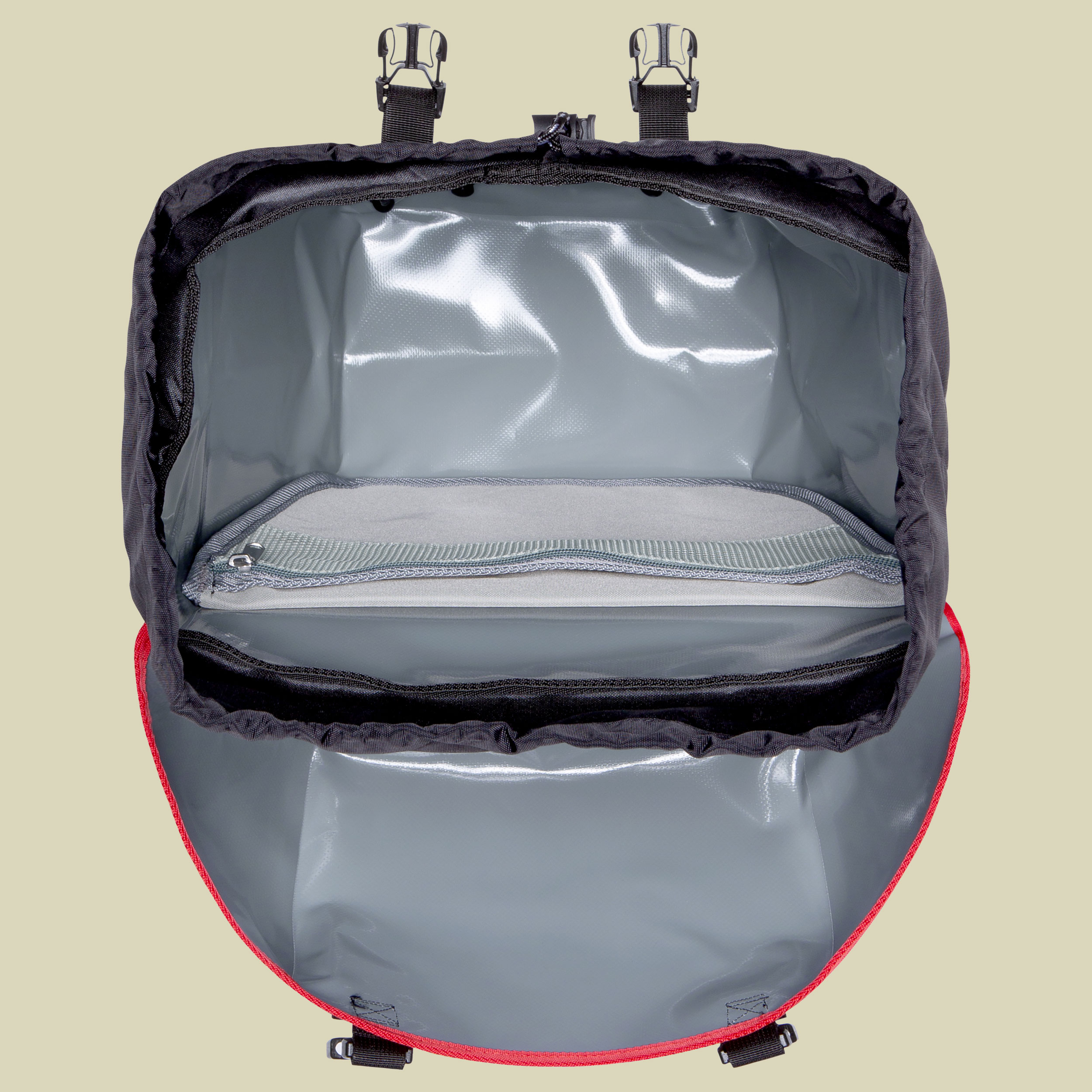 Bike-Packer Original QL2.1 (Einzeltasche) Volumen 20 Farbe alu grey