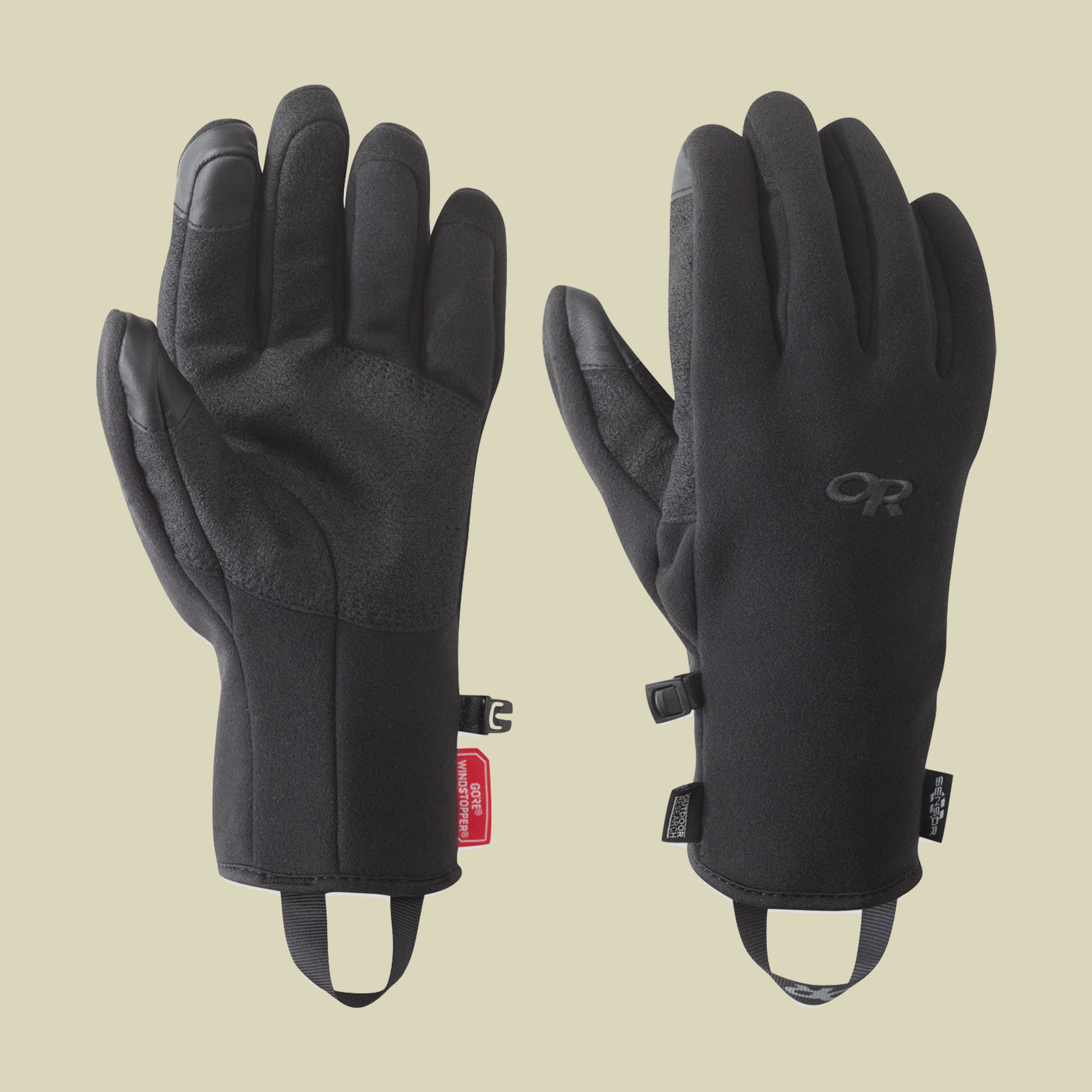 Gripper Sensor Gloves Men Größe S Farbe black