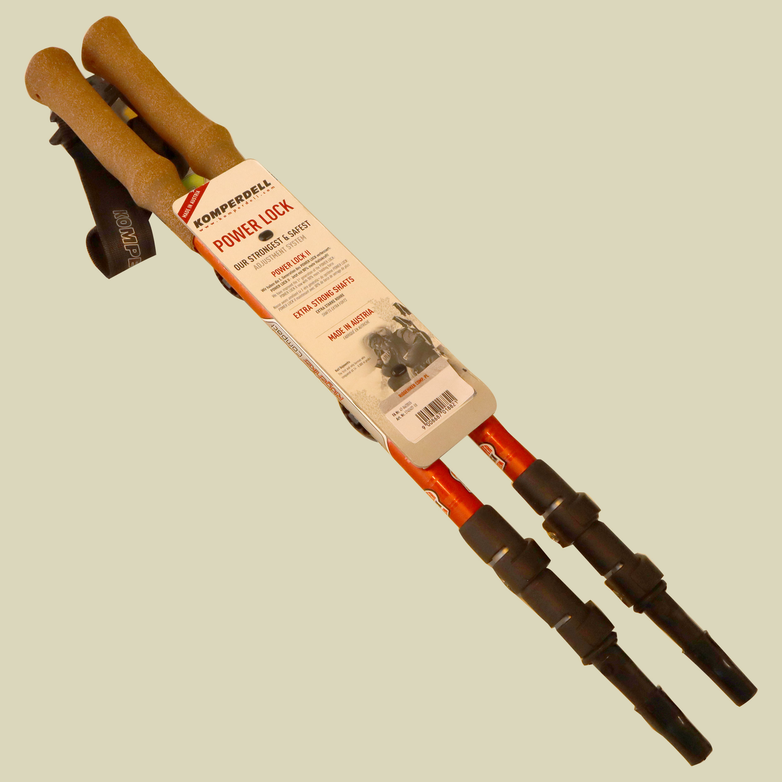 Ridgehiker Compact Power Lock 15 Länge: max.120 cm Farbe: rot/schwarz