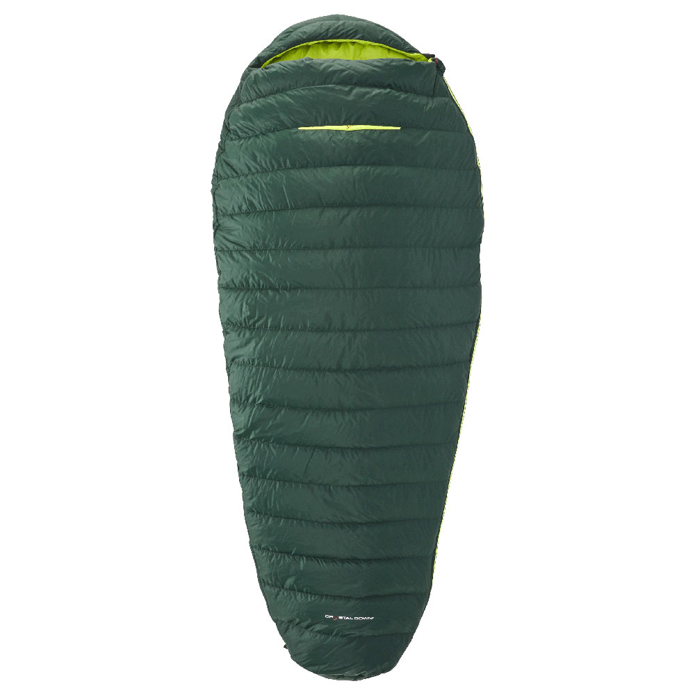 Tension Comfort 300 bis Körpergröße 190 cm (L) Farbe scarab-lime , Reißverschluss links