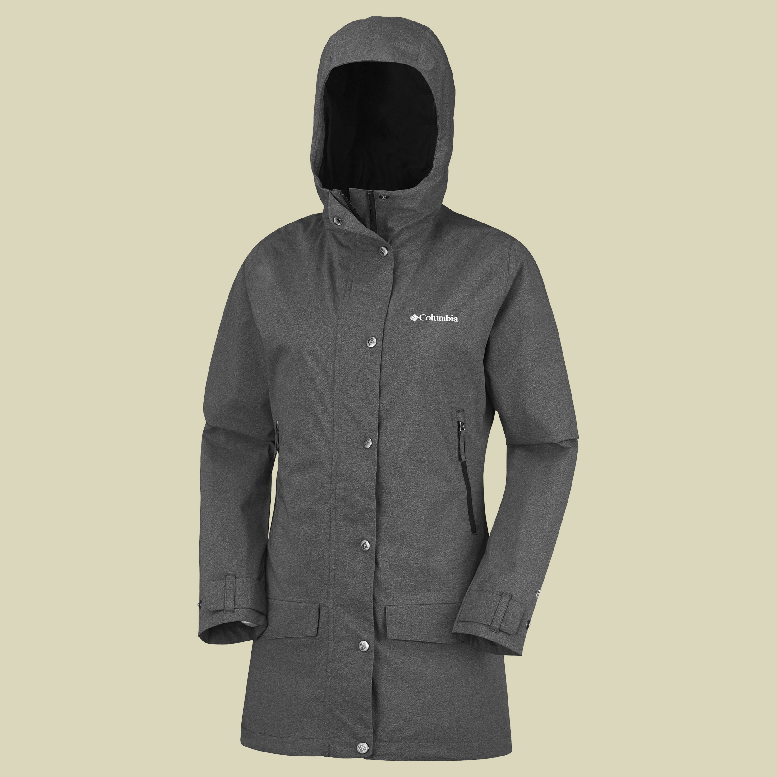 Rainy Creek Trench Women Größe S Farbe black heather