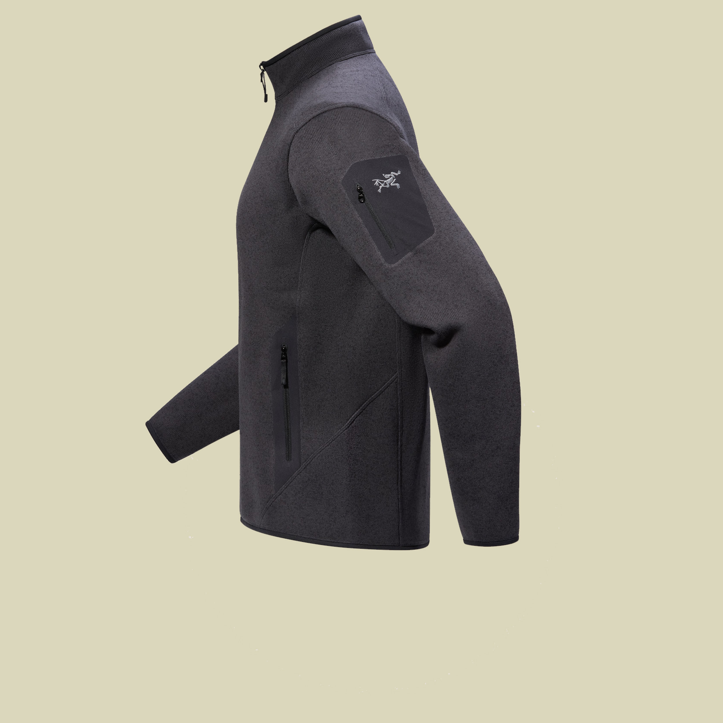 Covert Cardigan Men schwarz II XL- black heather II