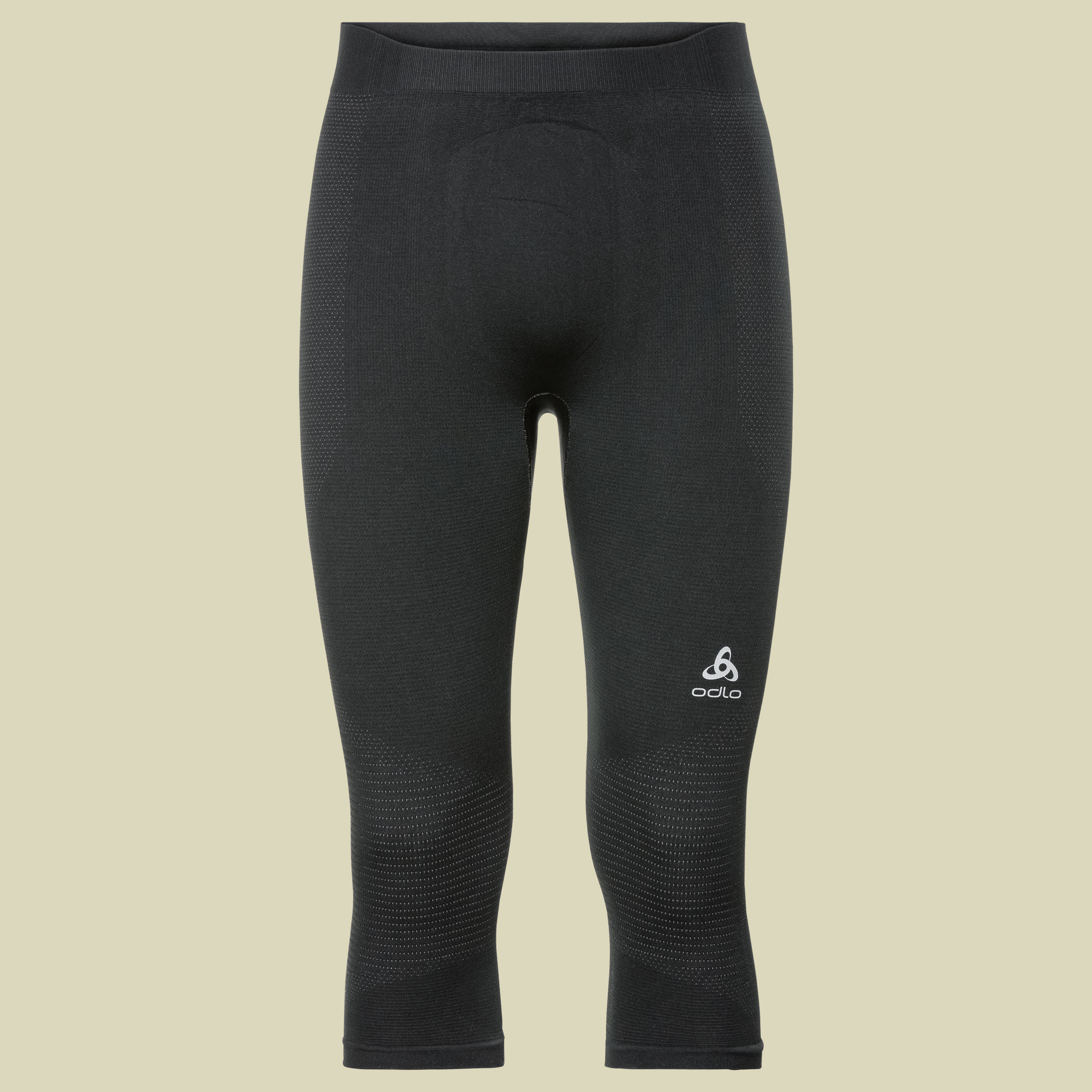 SUW Bottom Pant 3/4 Performance Warm Men  Größe M Farbe black-odlo concrete grey