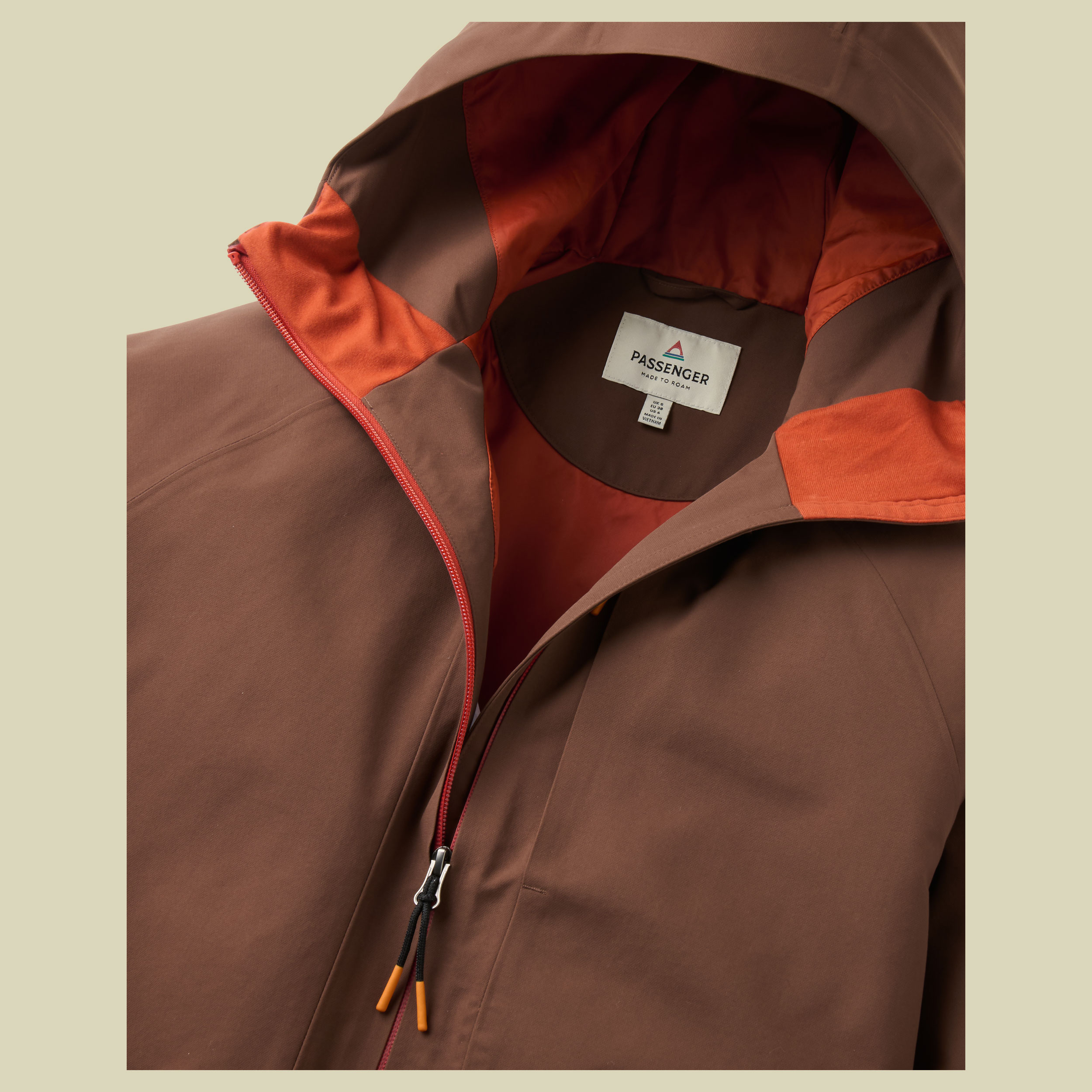 Serein Waterproof Parka Women XS Chestnut