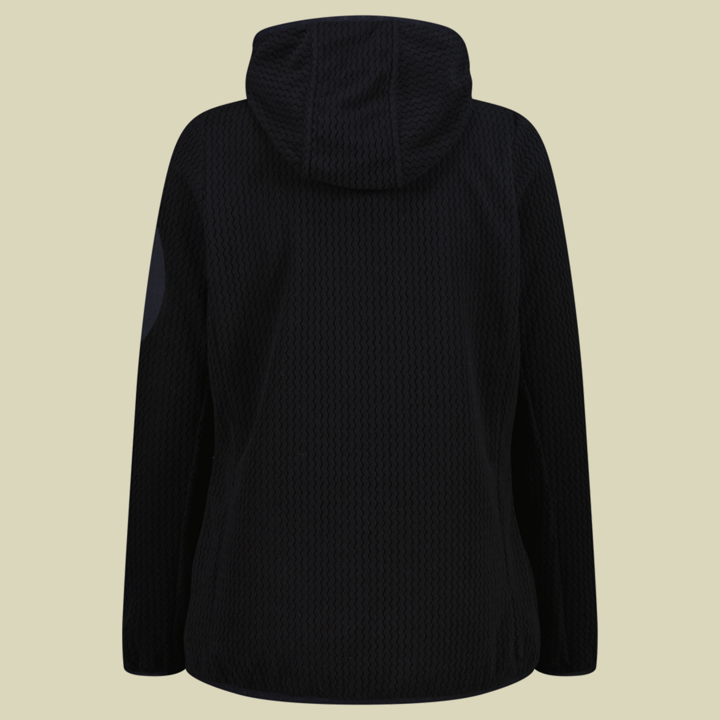 Jacket Fix Hood Knitted Zig Zag Women 36H1286 44 grau - anthracite