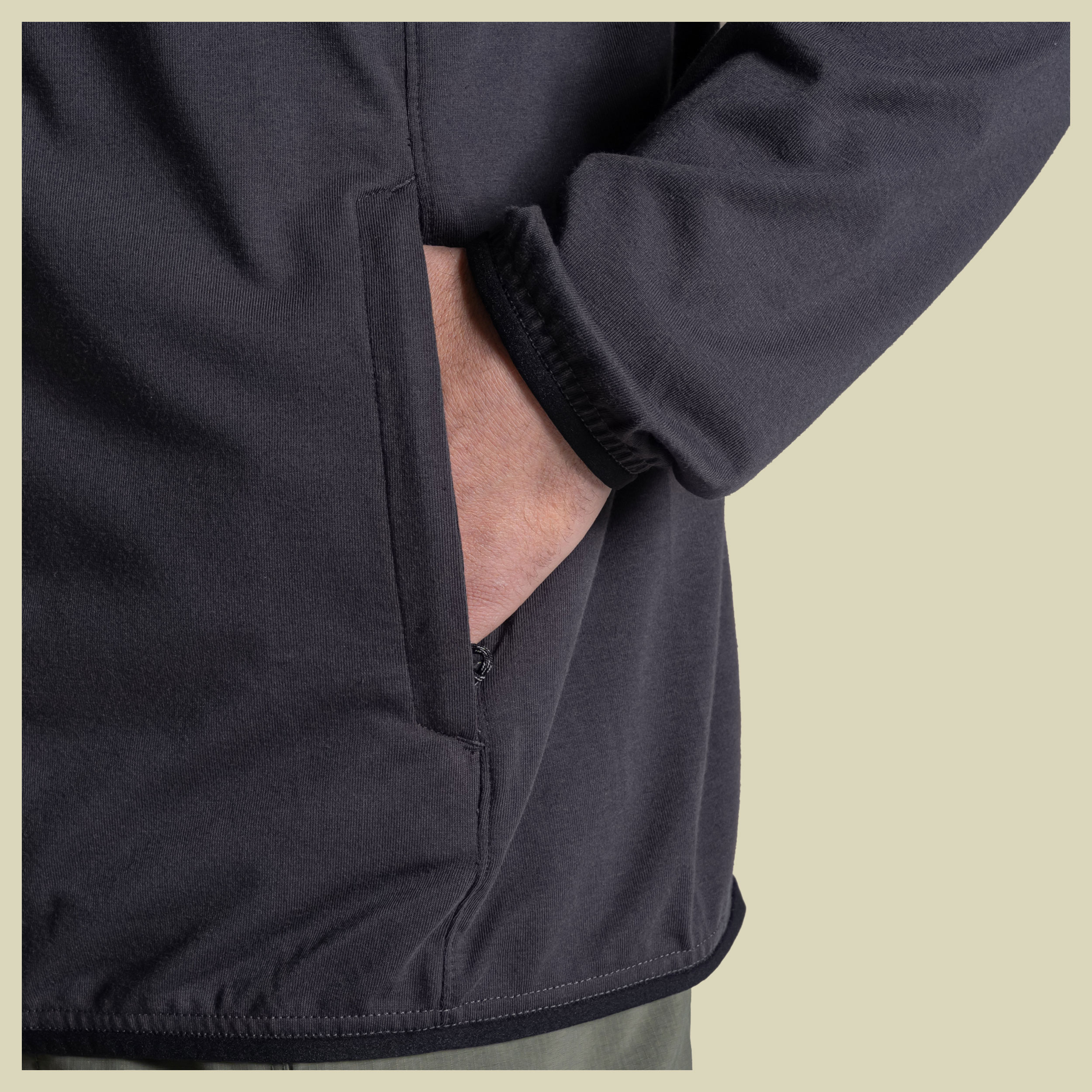 NosiLife Nadim Hooded Jacket Men XL grau - dark iron