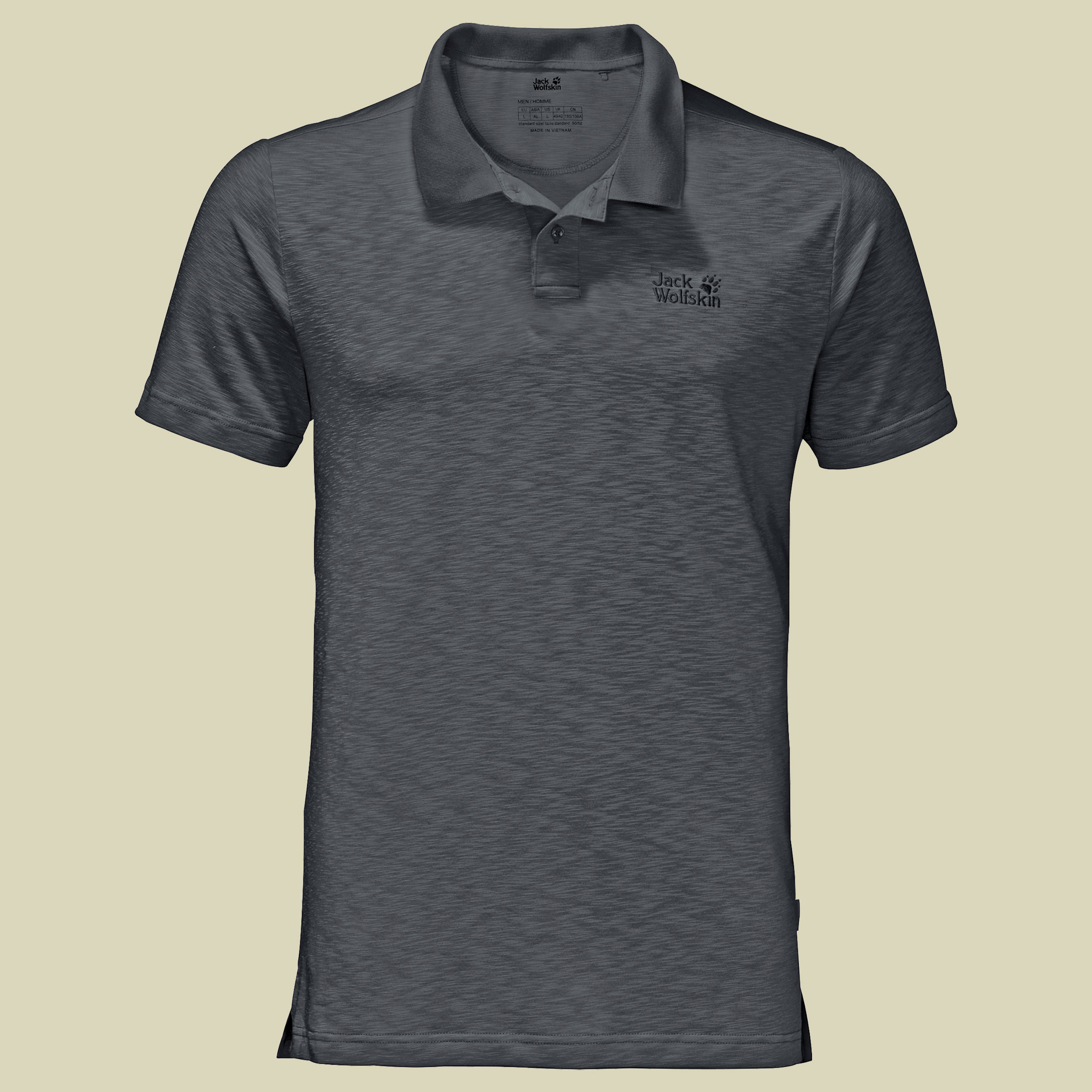 Travel Polo Men Größe XXXL Farbe dark iron