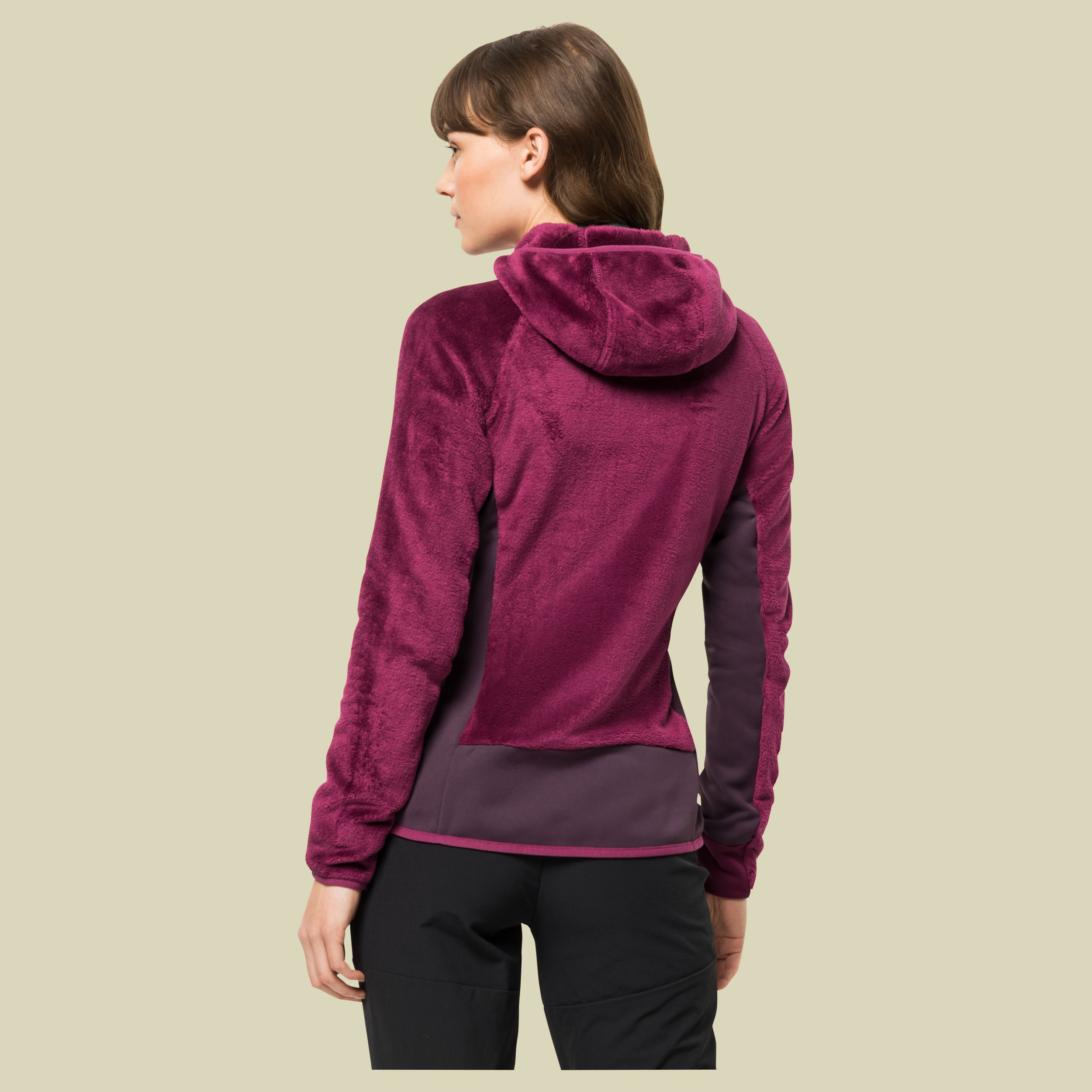 Rotwand Hooded FZ Women Größe L  Farbe wild berry