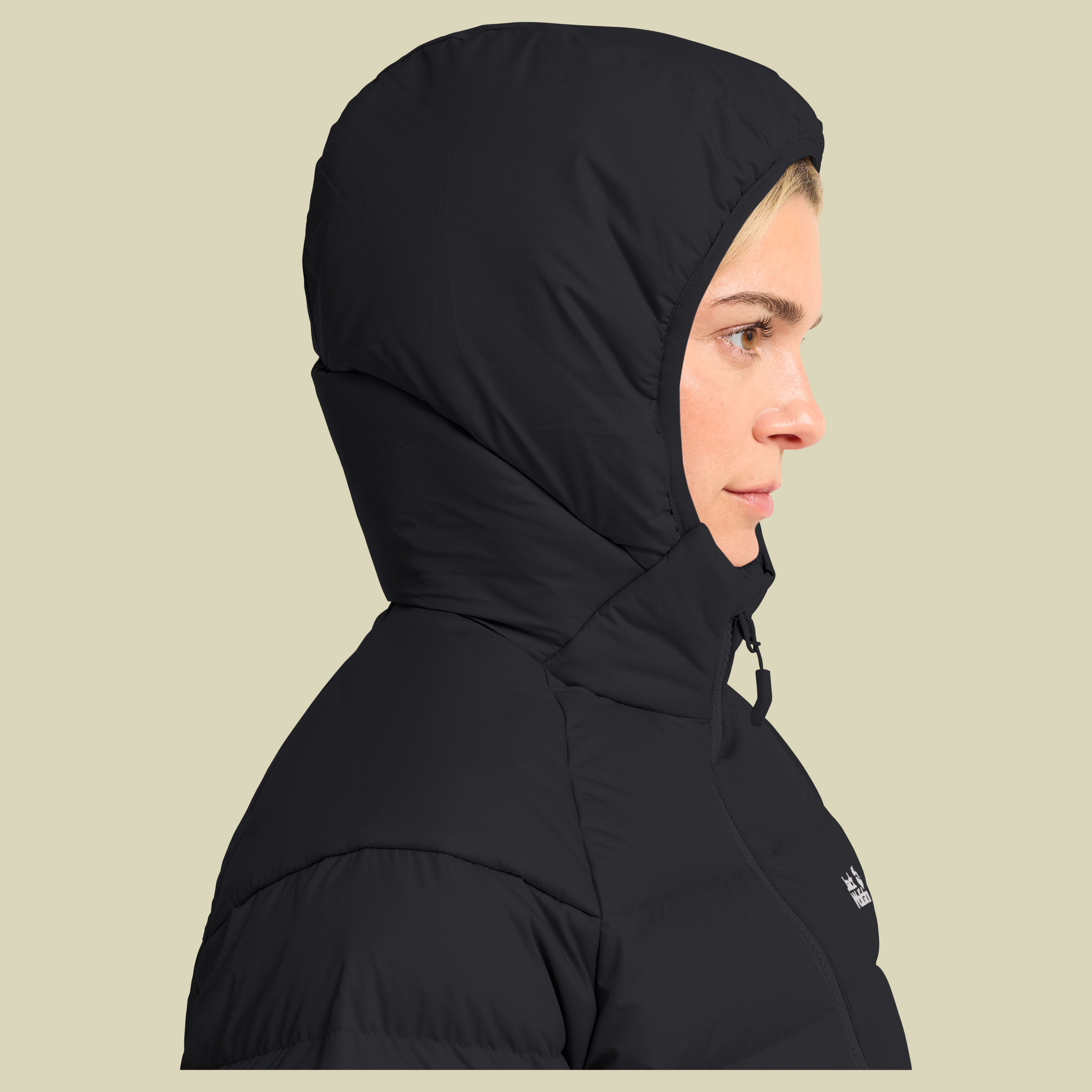 Wild Pass Down Hoody RDS Women XL schwarz - black