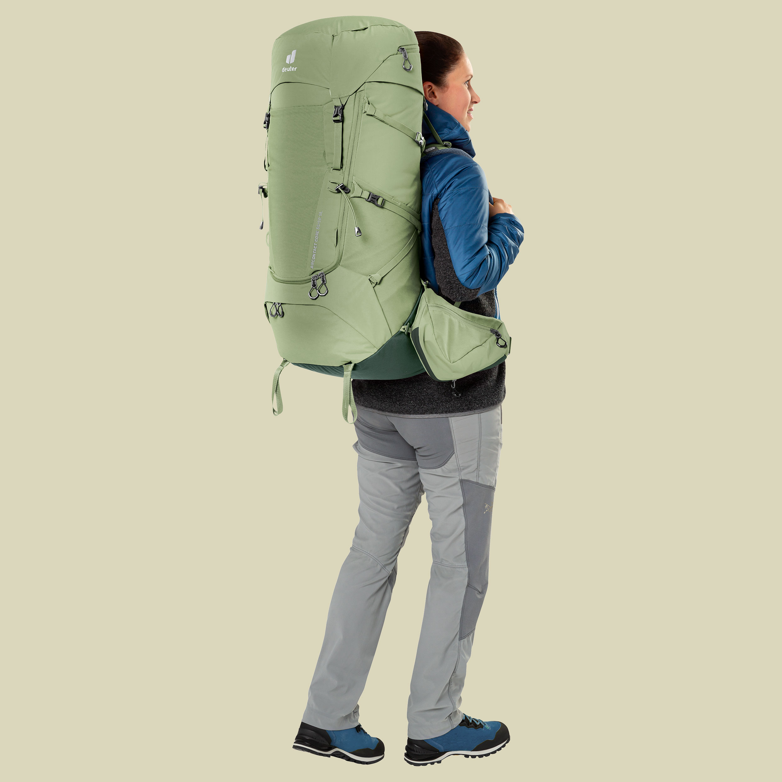Aircontact Core 55+10 SL Women grün 55 L + 10 L - Farbe grove-ivy