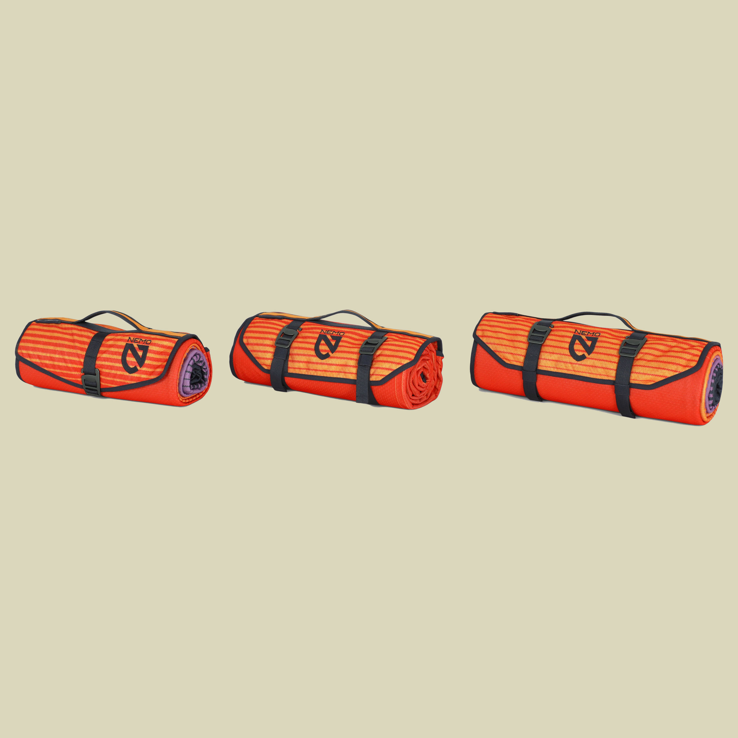Victory Patio Blanket medium orange - sun orange stripe