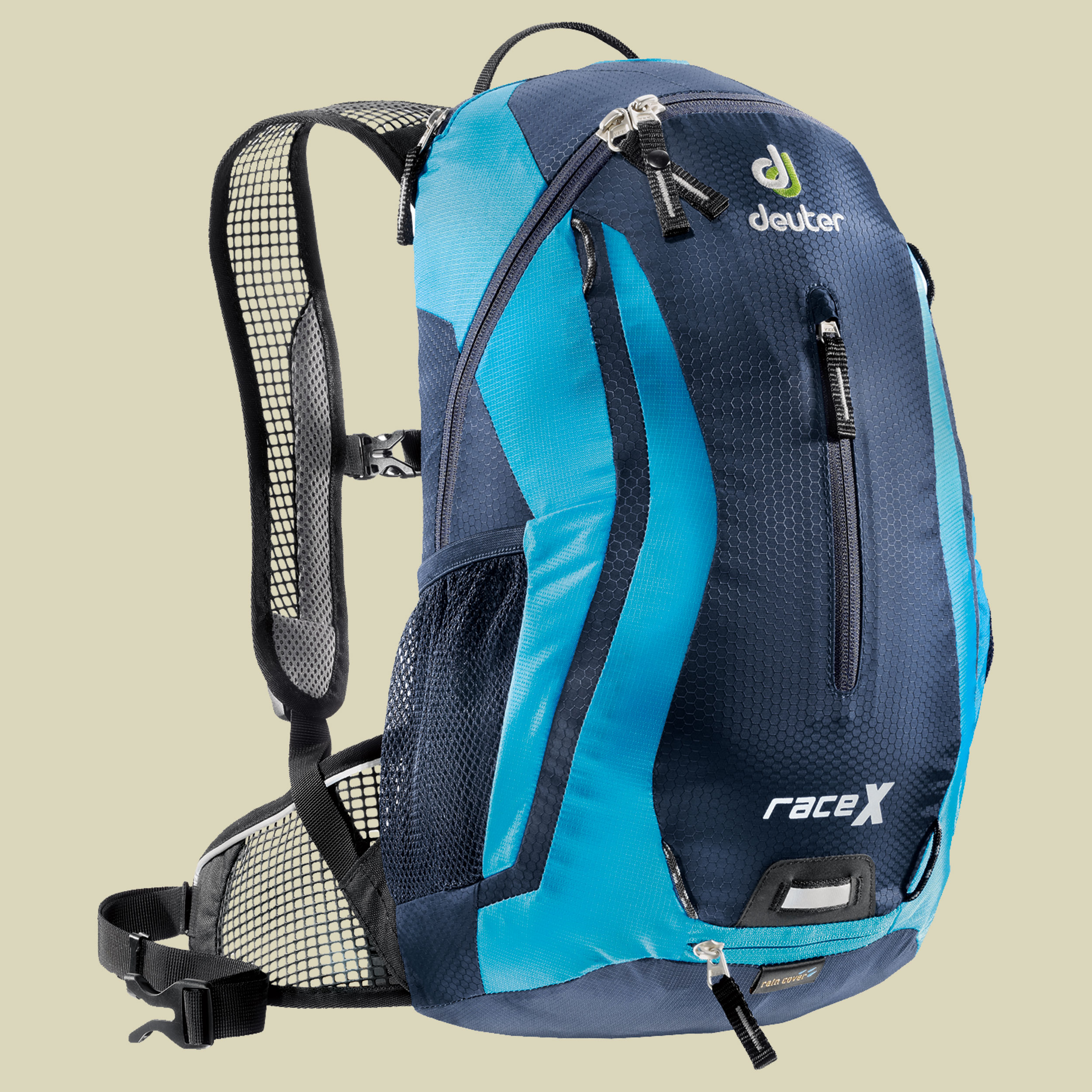 Race X Fahrradrucksack Volumen 12 Farbe midnight-turquoise