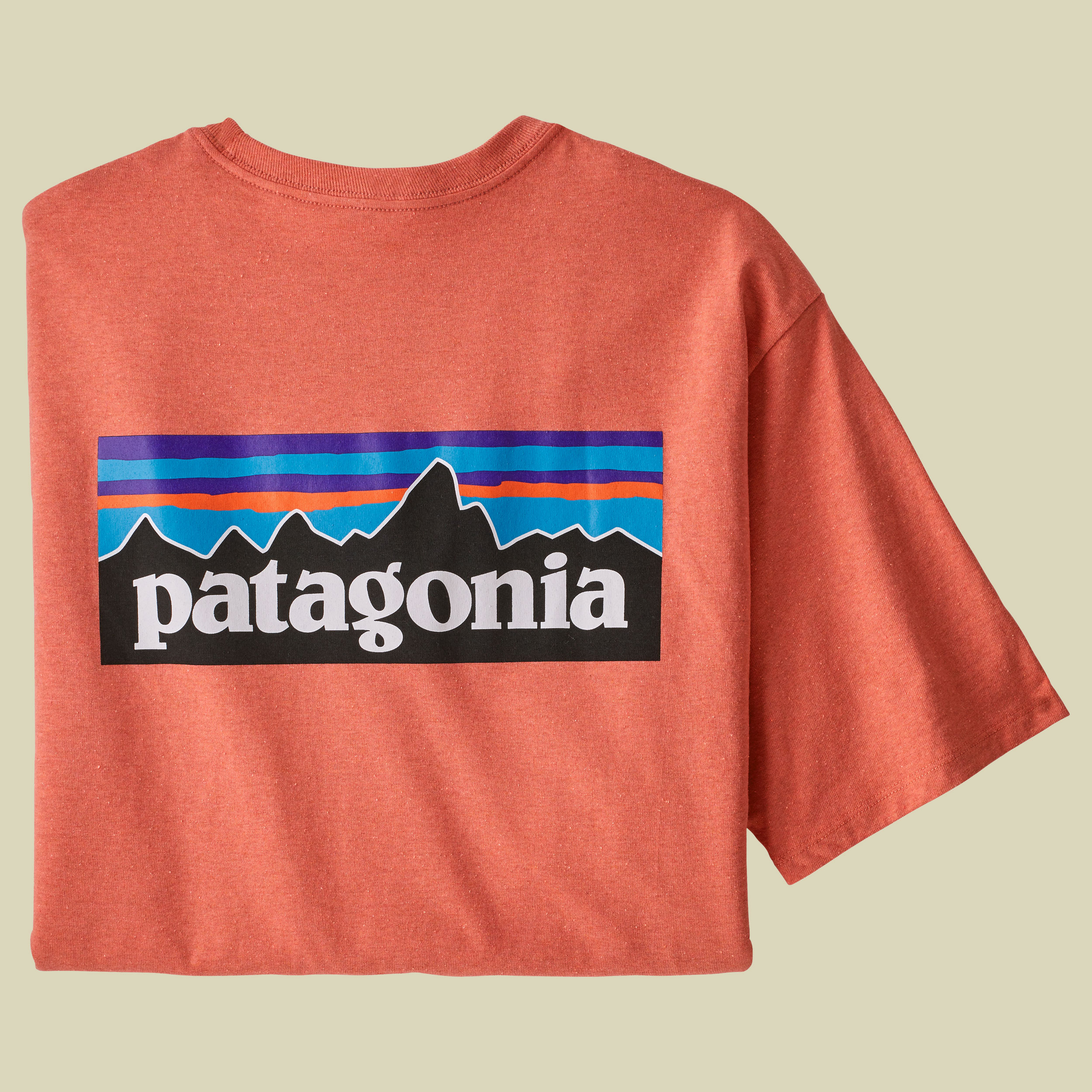 P-6 Logo Responsibili-Tee Men Größe S Farbe coho coral