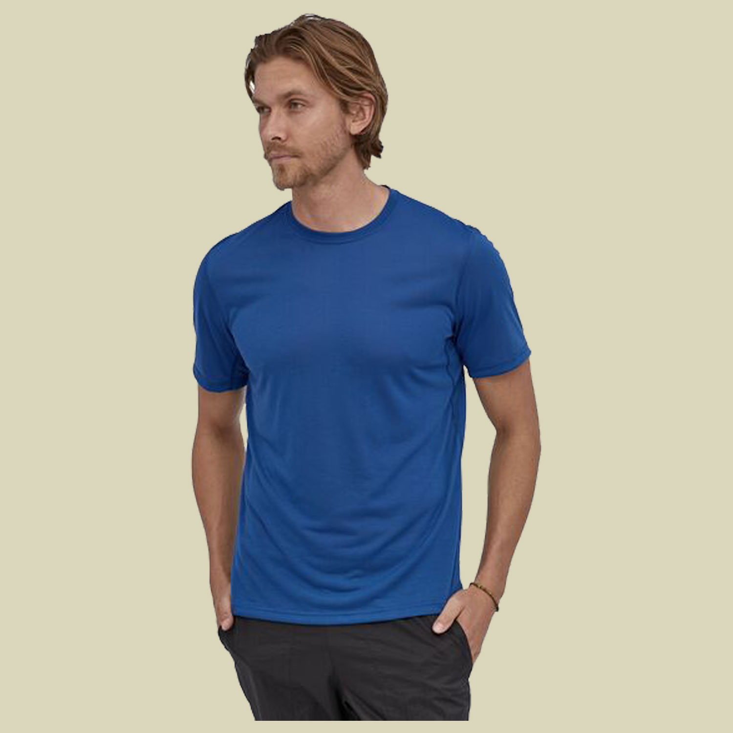 Capilene Cool Trail Shirt Men Größe S Farbe superior blue