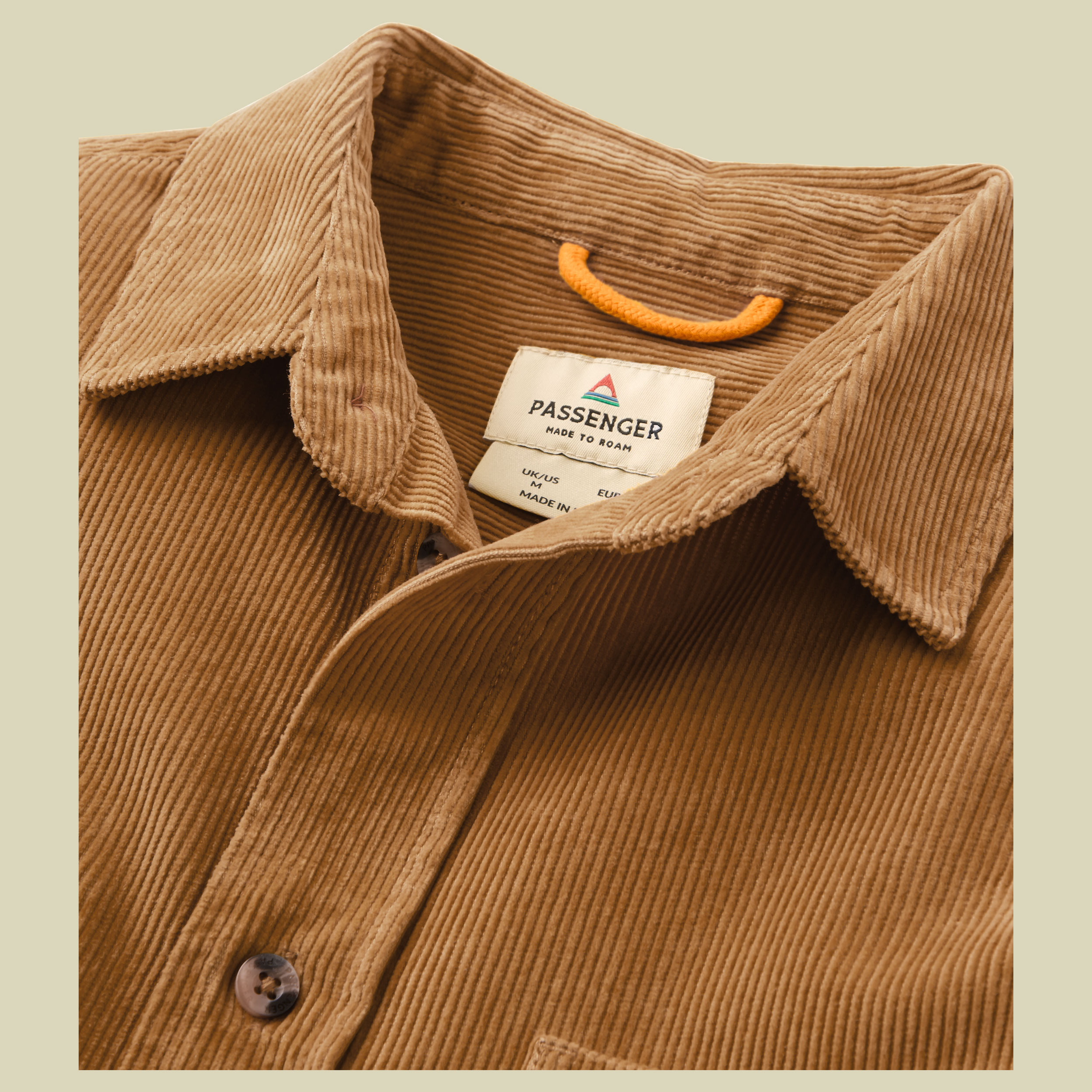 Backcountry Cord Shirt Men XL braun - toffee