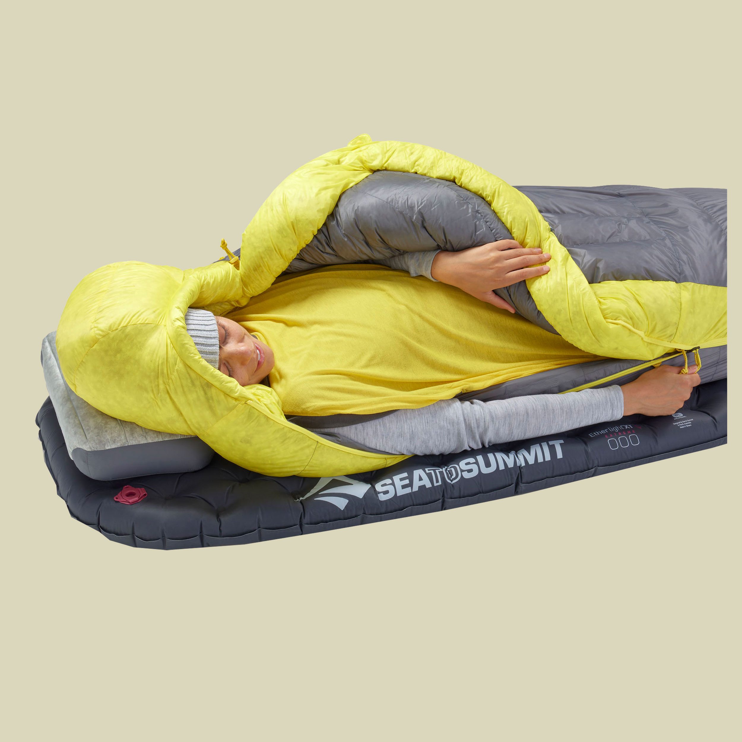 Spark Women´s Down Sleeping Bag -9C 170 cm grau - Farbe pewter grey