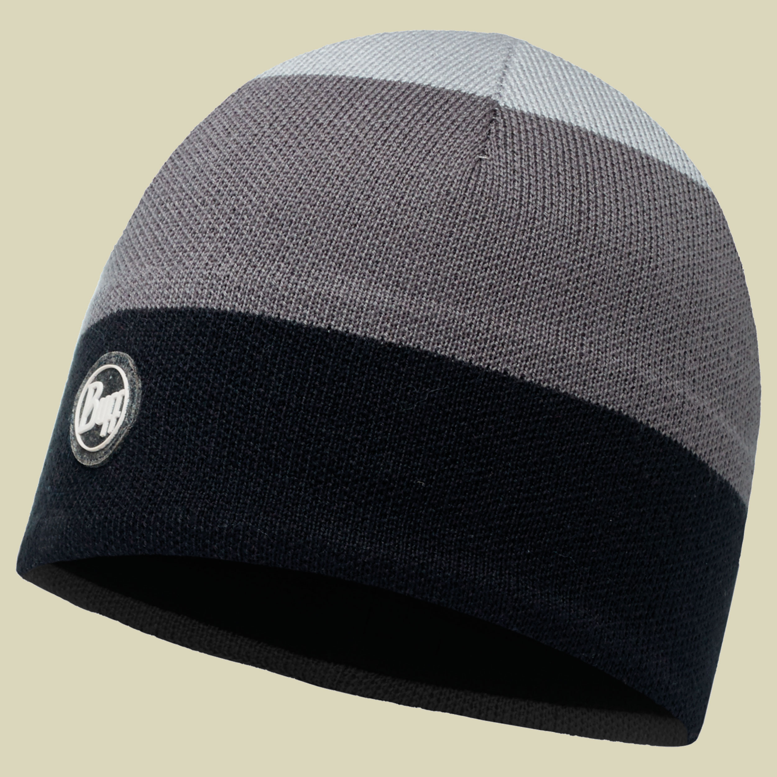 Knitted &Polar Fleece Hat Dalarna Größe one size Farbe grey castlerock