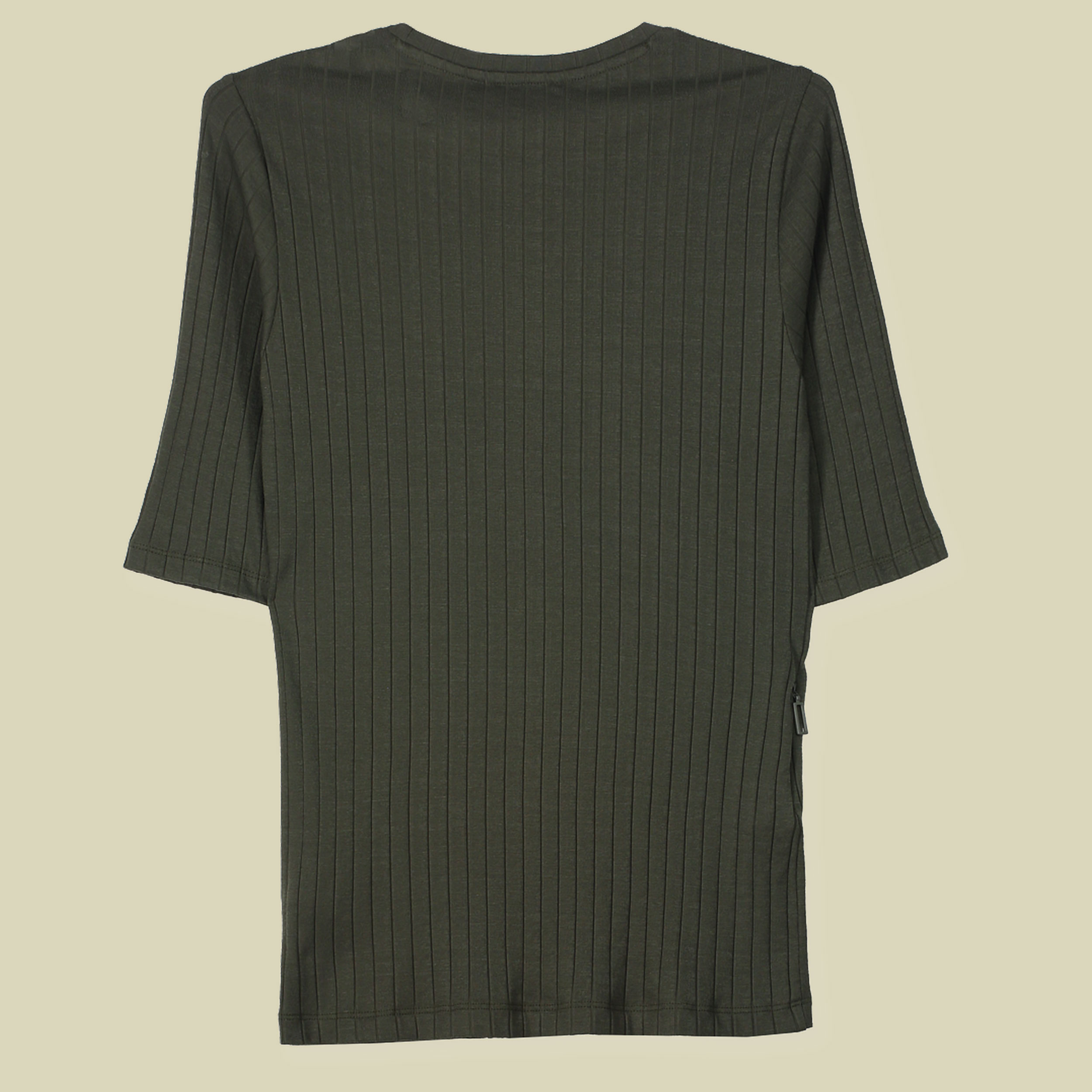 Aysen Ribbed T-Shirt Women 36 grün - grape leaf