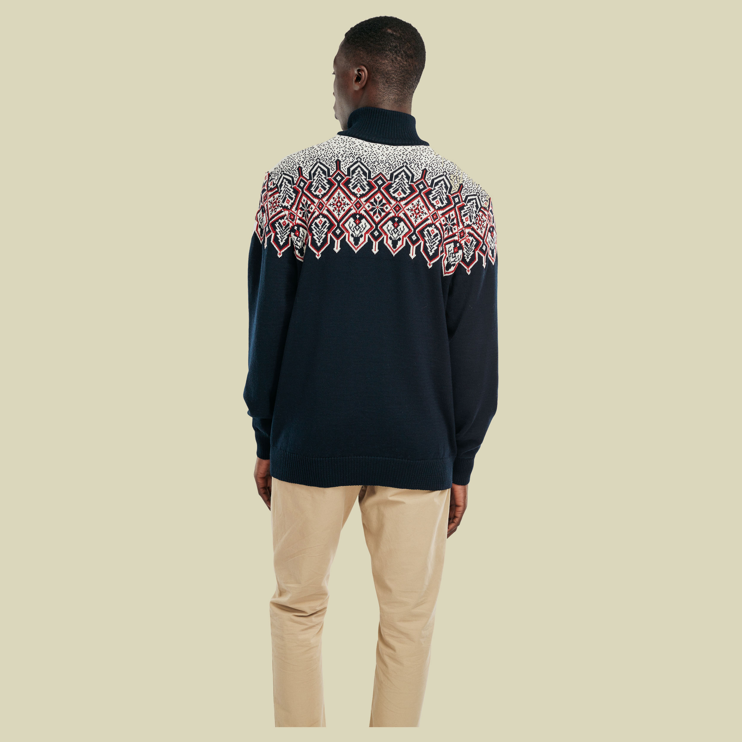 Winterland Sweater Men Größe L  Farbe navy-off white-raspberry