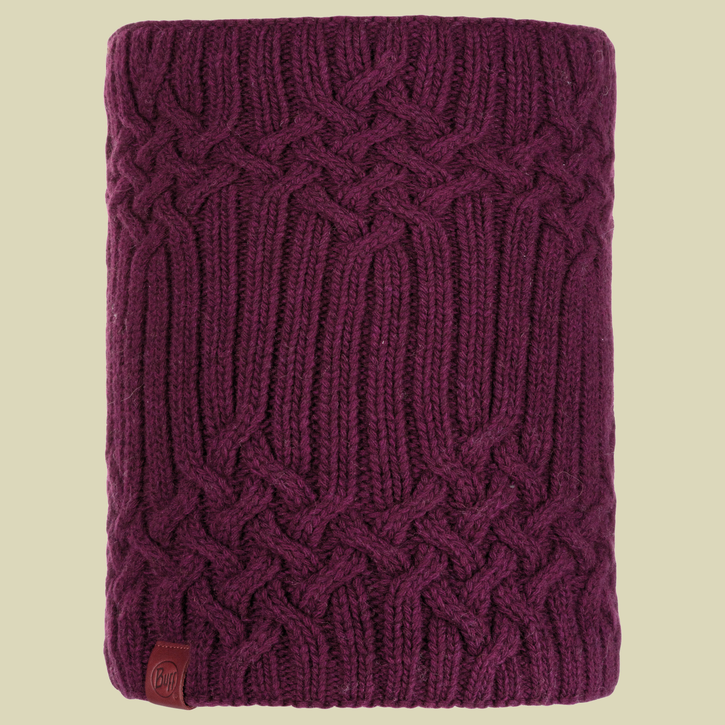 Knitted & Polar Fleece Neckwarmer HELLE Größe one size Farbe wine