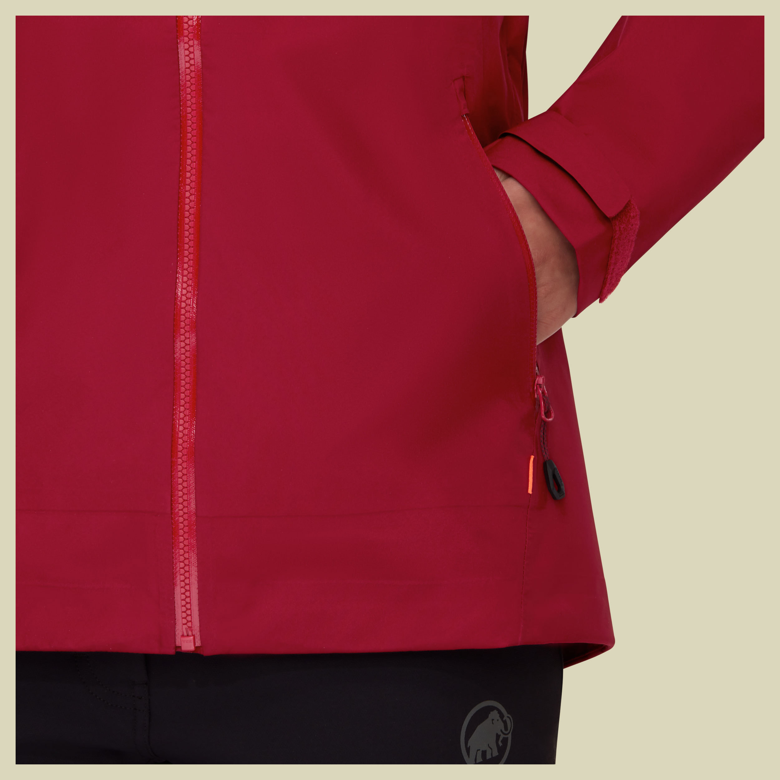 Convey Tour HS Hooded Jacket Women Größe XL Farbe blood red-black