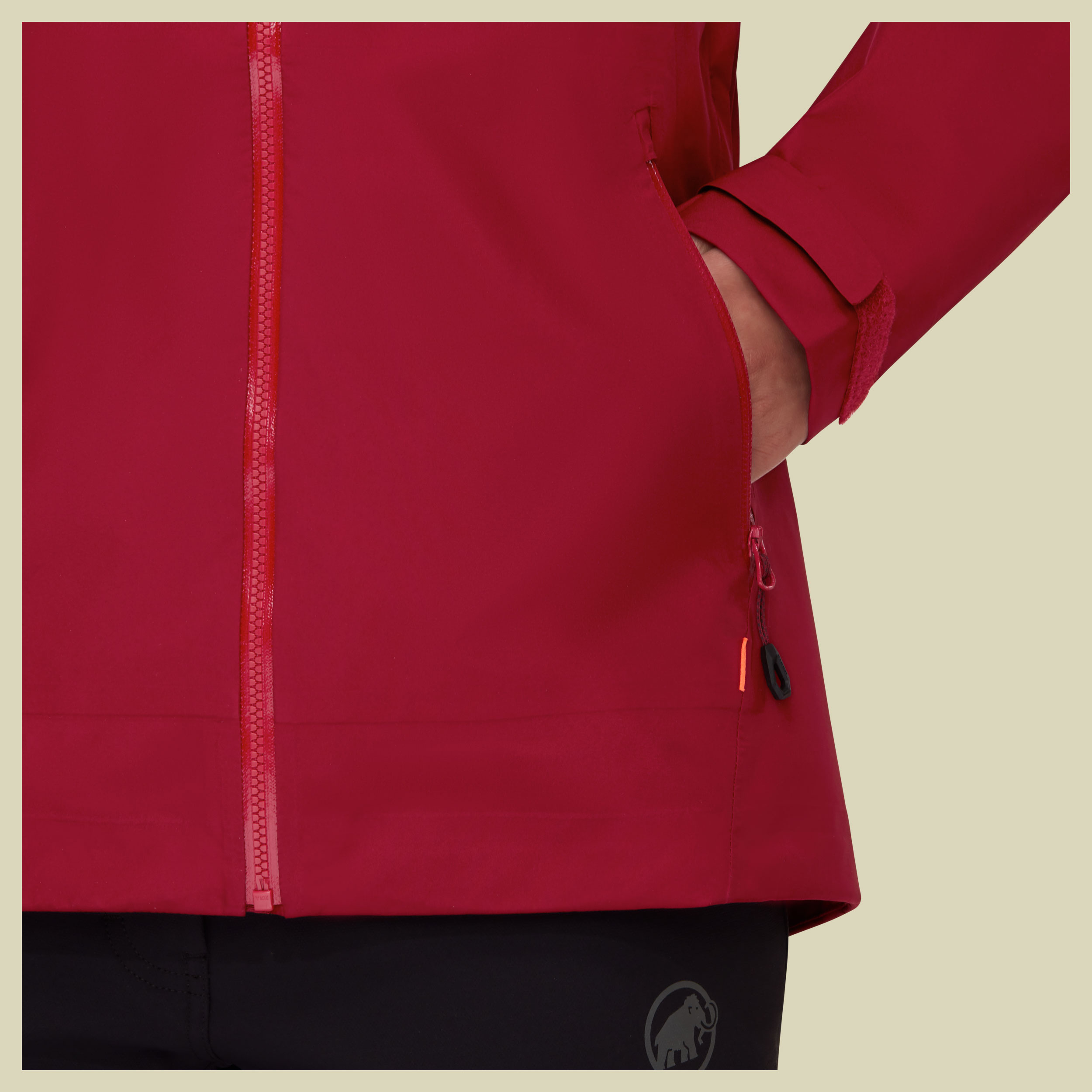 Convey Tour HS Hooded Jacket Women Größe XL Farbe blood red-black Convey Tour HS Hooded Jacket Women Größe XL Farbe blood red-black