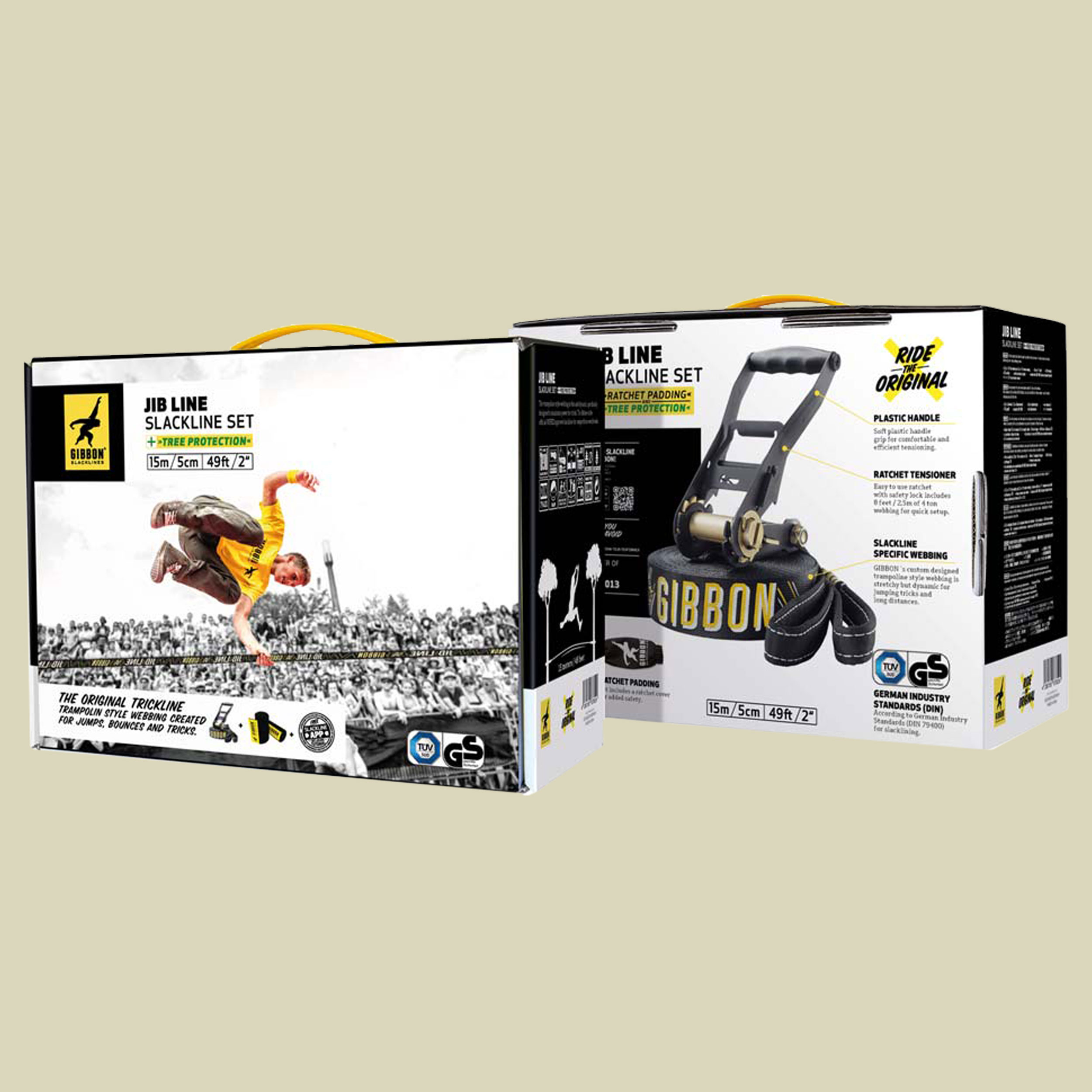 JIBLINE TREEWEAR SET Gesamtlänge 15 m Farbe schwarz
